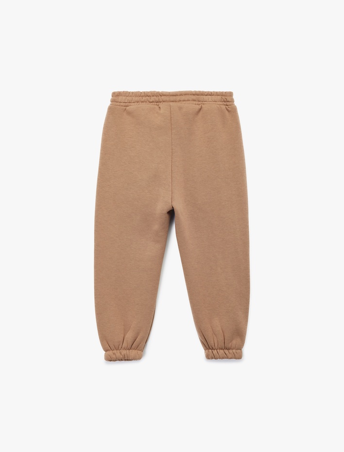 Erkek Bebek Beli Bağlamalı Basic Jogger Eşofman Altı