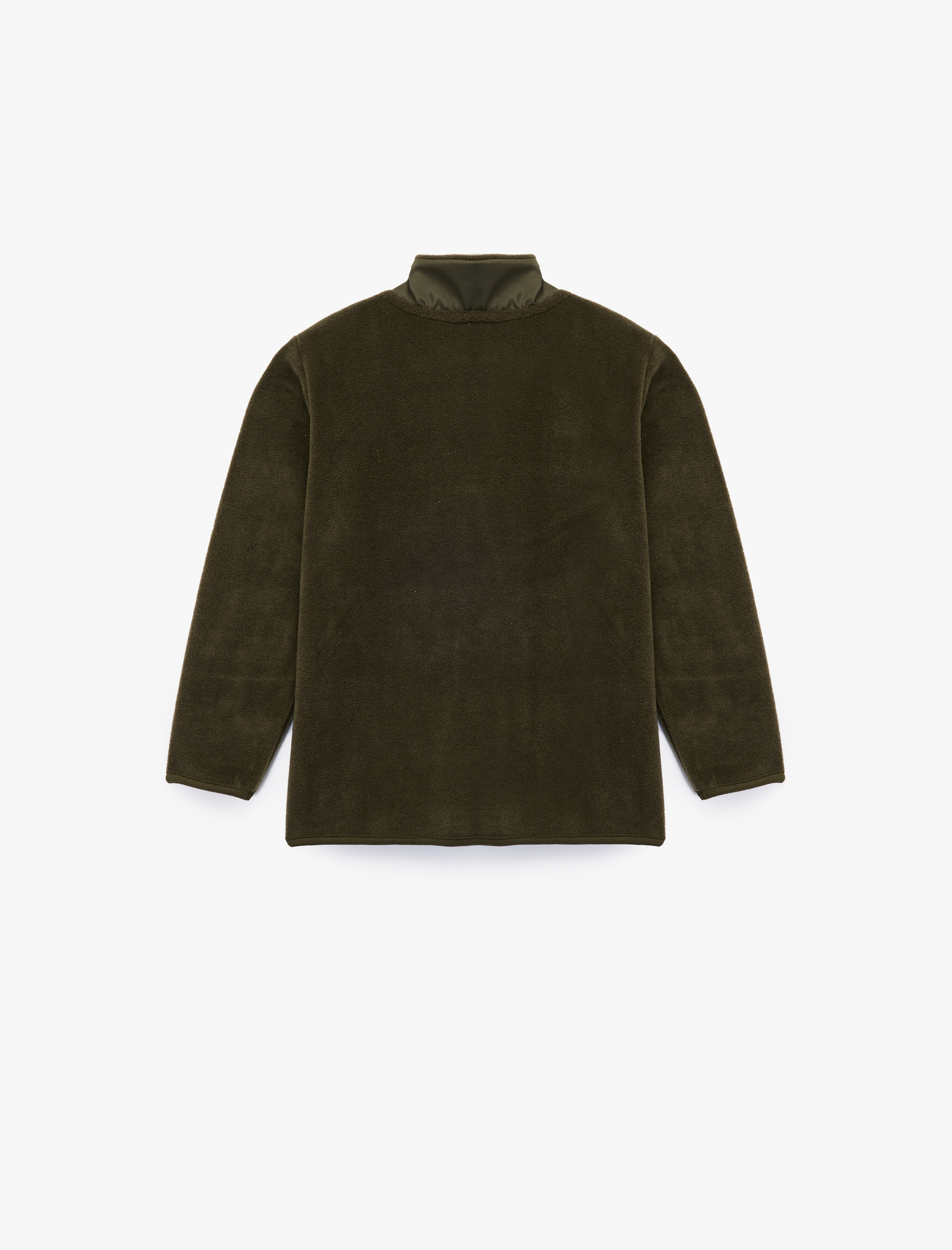  Erkek Bebek Uzun Kollu Cepli Dik Yaka Fermuarlı Polar Sweatshirt