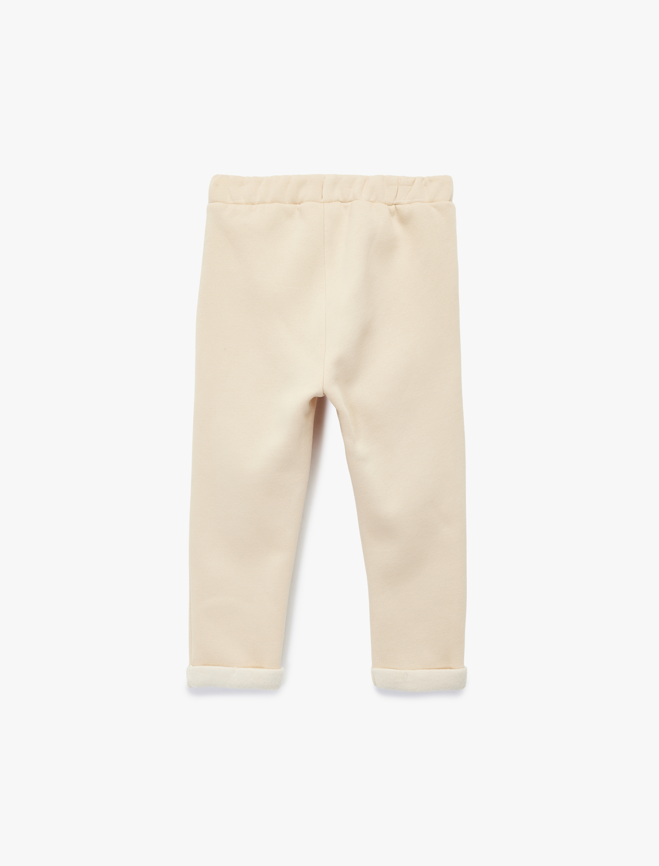  Erkek Bebek Şardonlu Beli Lastikli Düğmeli Basic Jogger Eşofman Altı