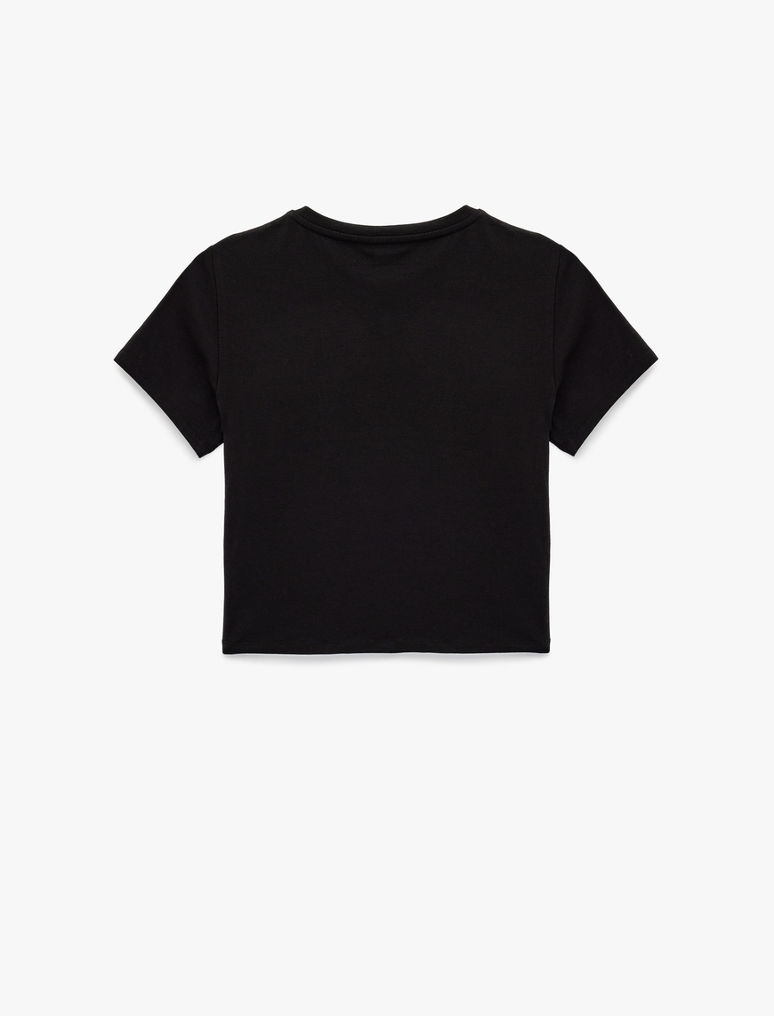   Slim Fit Kısa Kollu Bisiklet Yaka Spor Tişört