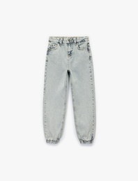Pamuklu Cepli Jooger Denim Pantolon