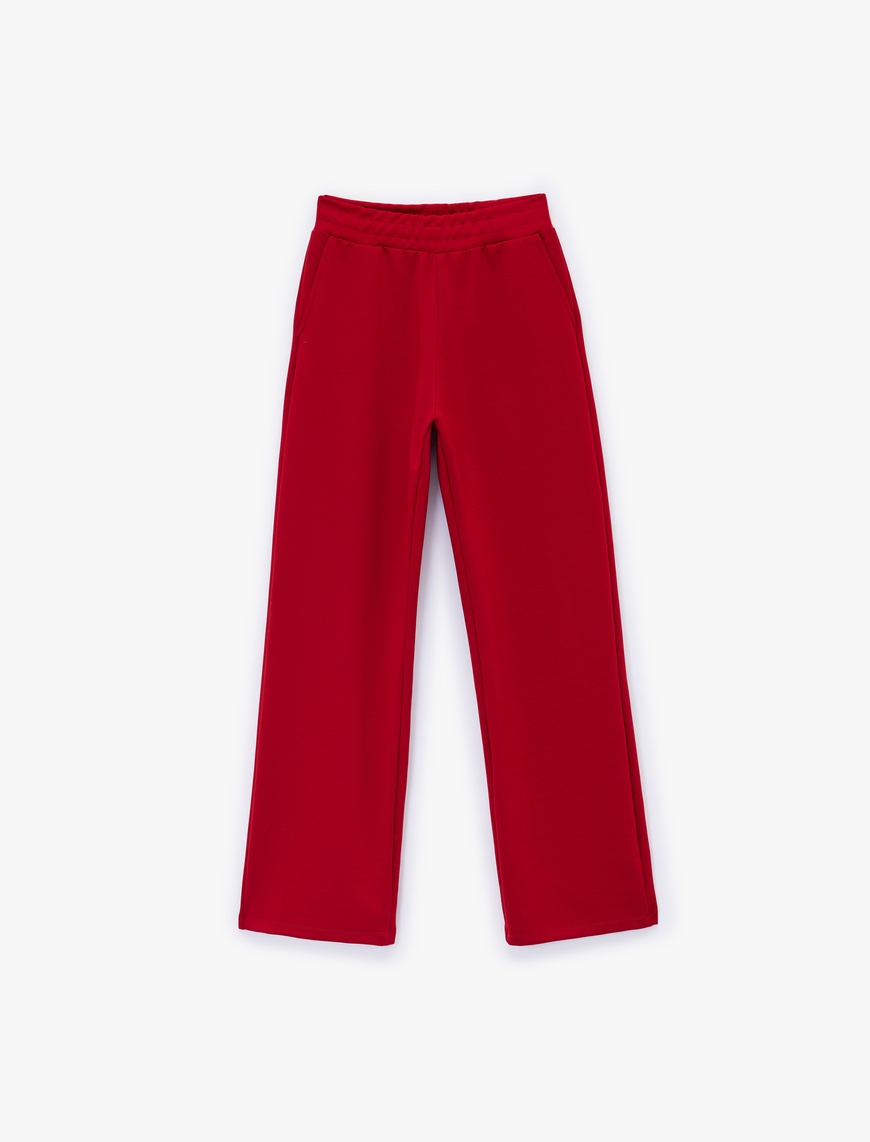   Beli Lastikli Cepli Bol Paça Pantolon