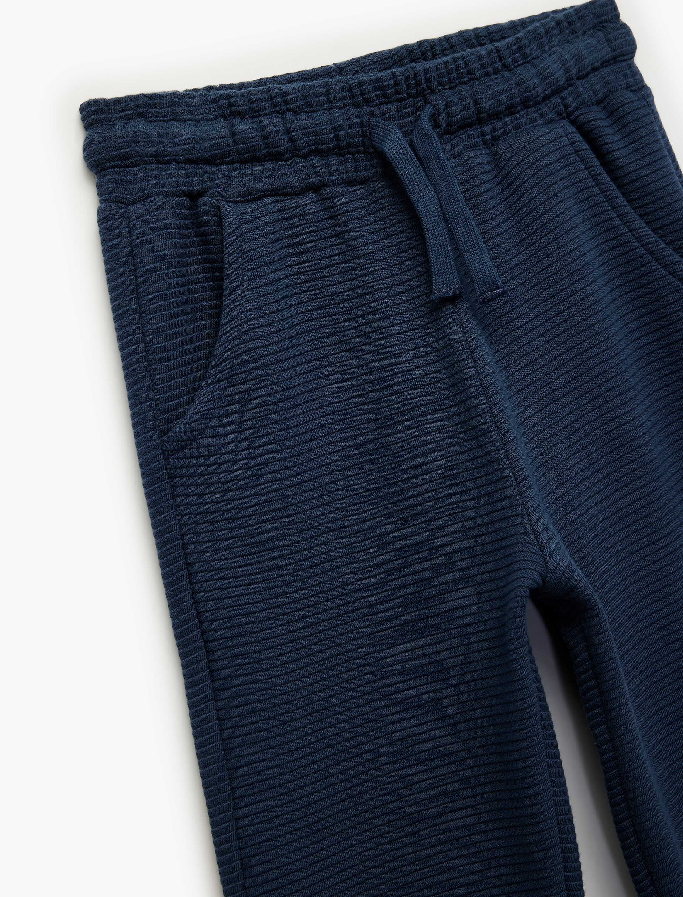  Erkek Çocuk Pamuklu Cep Detaylı Basic Jogger Eşofman Altı