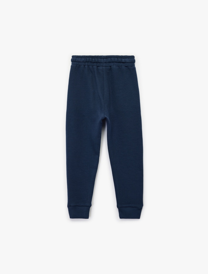 Erkek Çocuk Pamuklu Cep Detaylı Basic Jogger Eşofman Altı