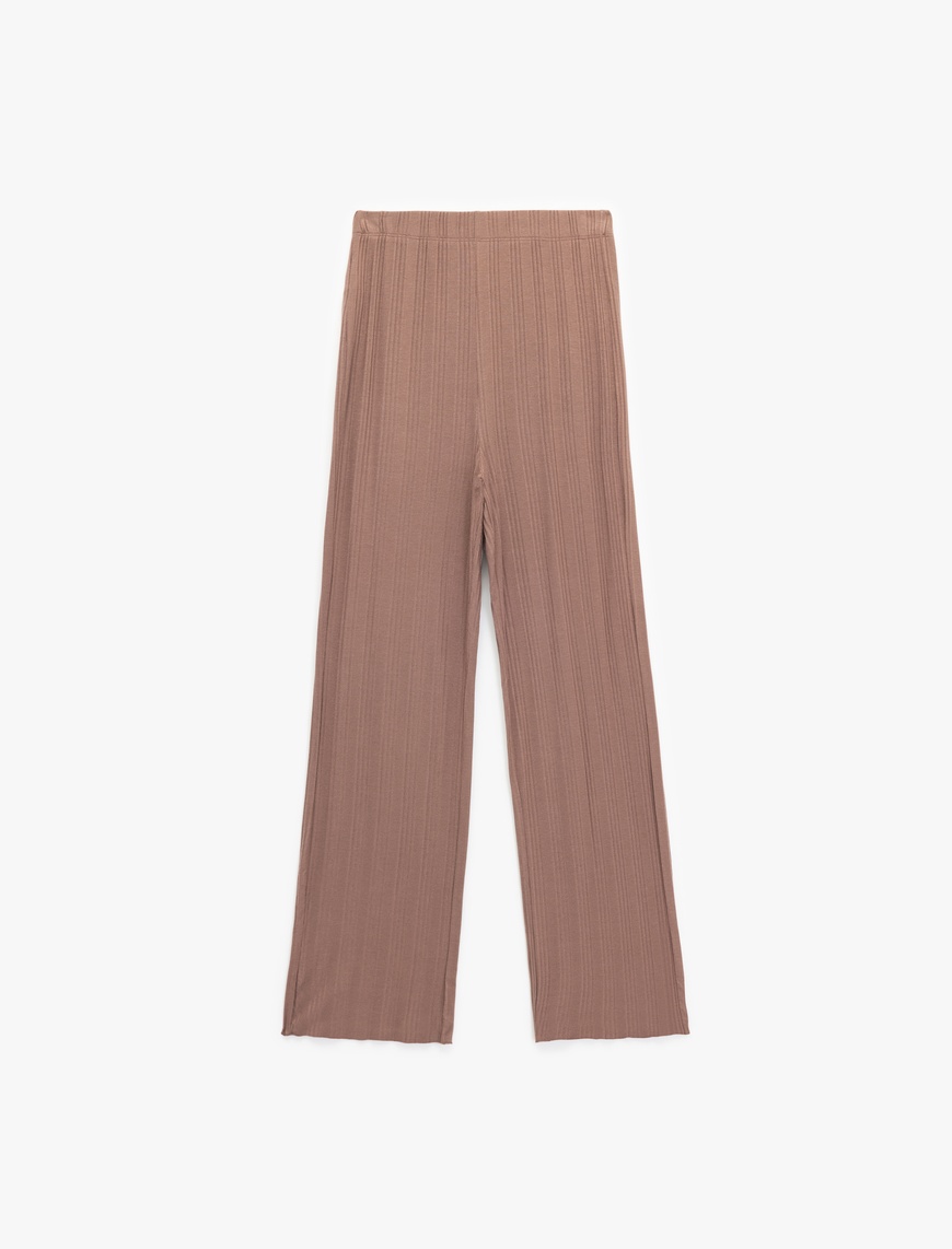   Rahat Kesim Beli Lastikli Modal Pijama Altı