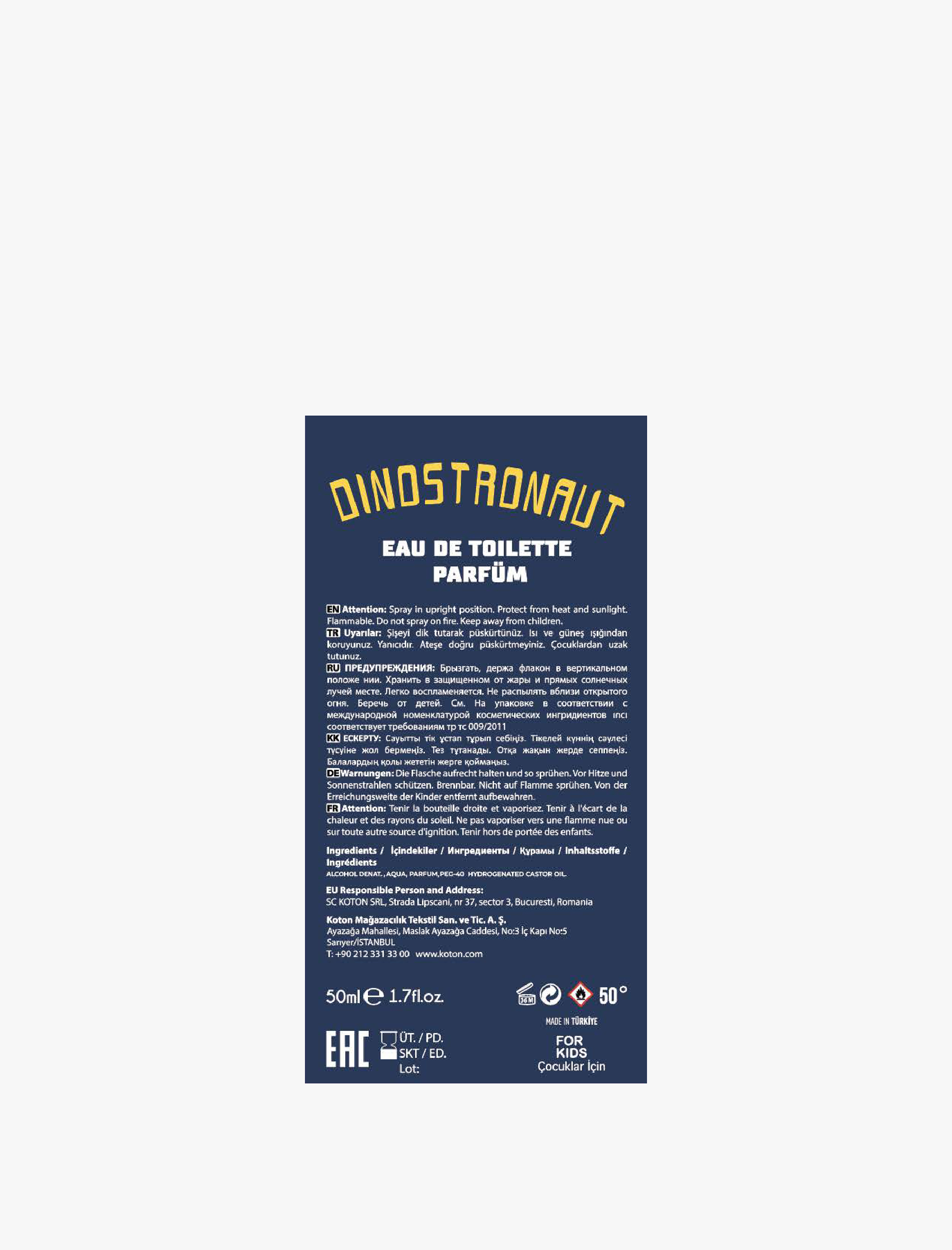  Erkek Parfüm Dinostronaut 50 ML