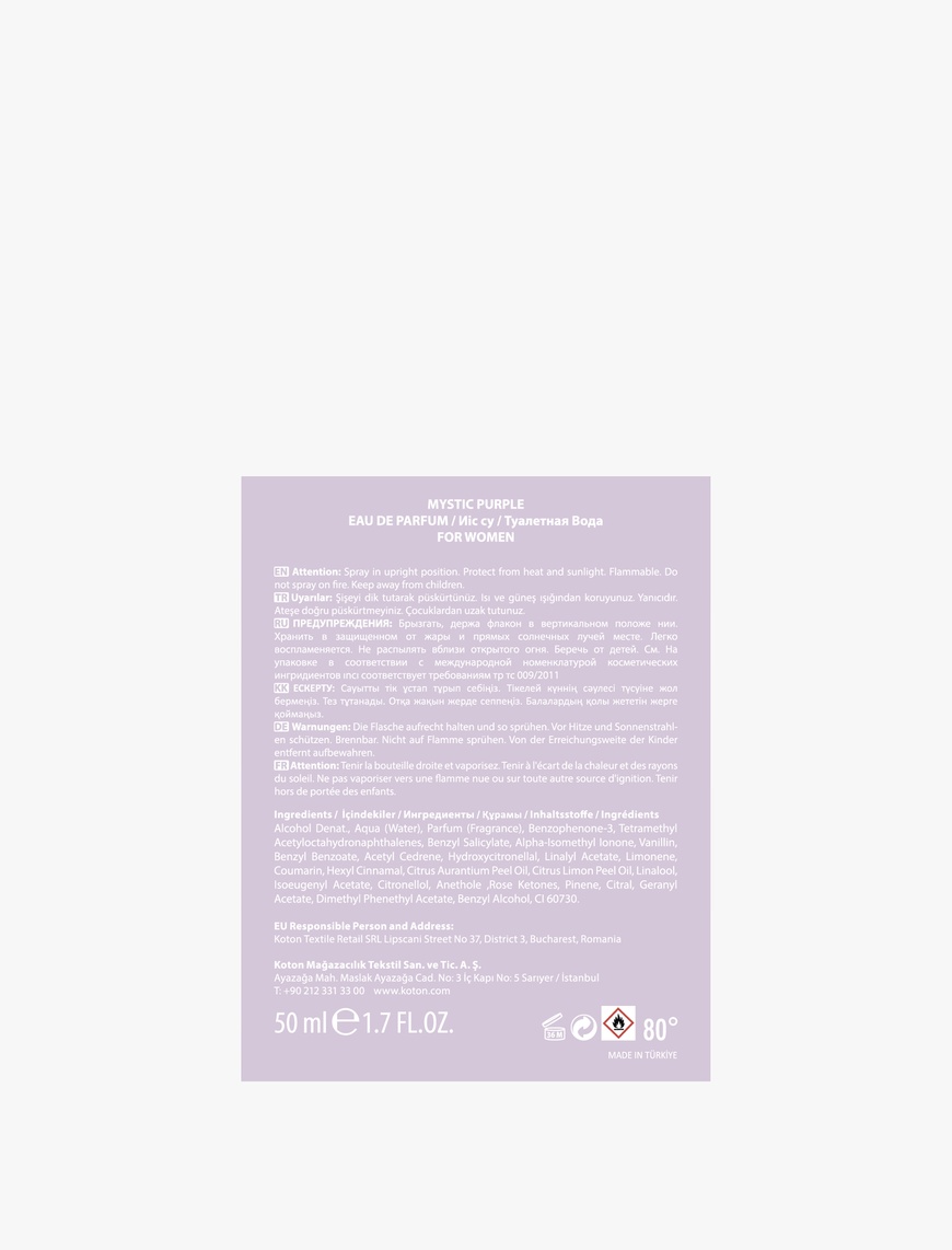  Kadın Parfüm Mystic Purple 50 ML