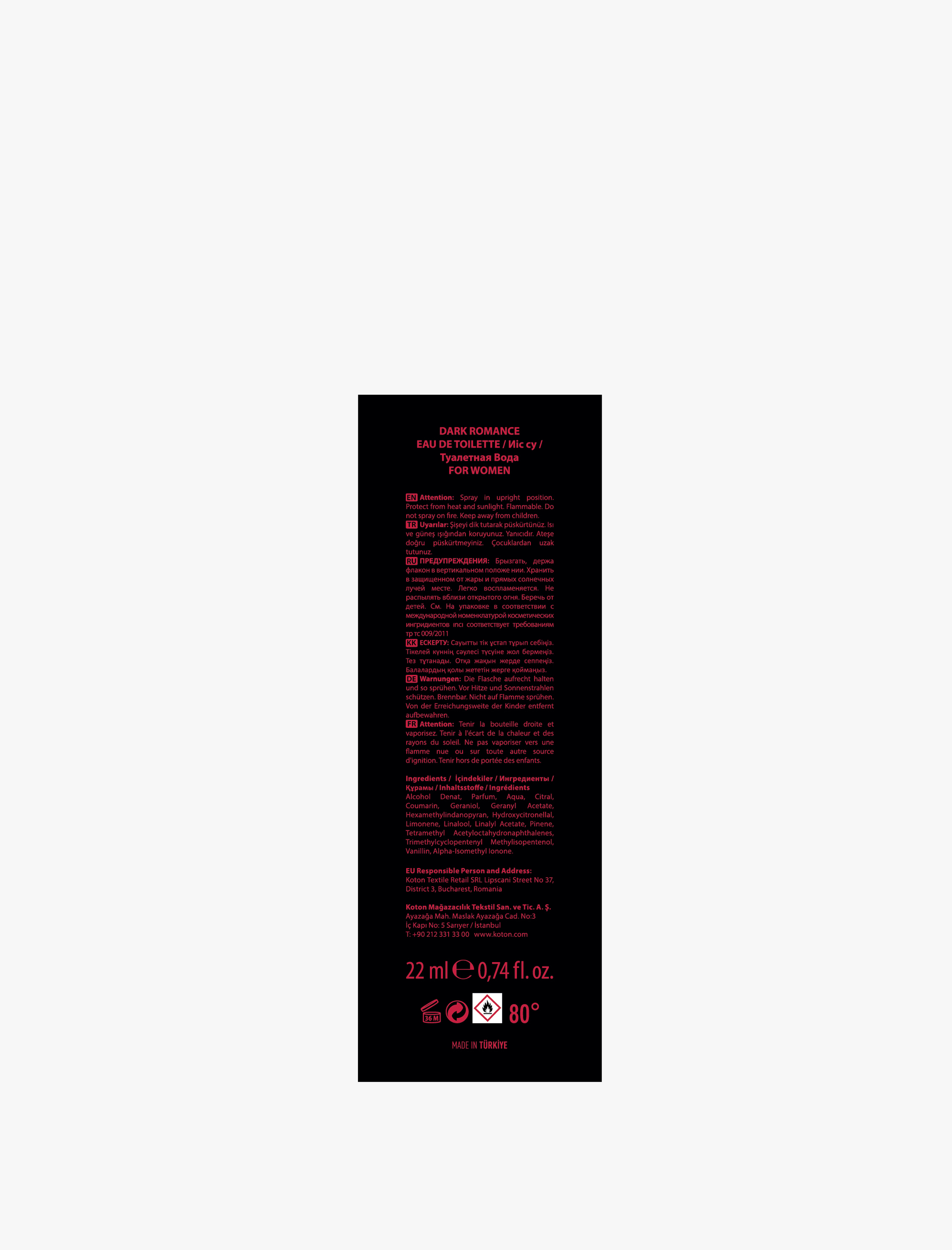  Kadın Parfüm Dark Romance 100 ML