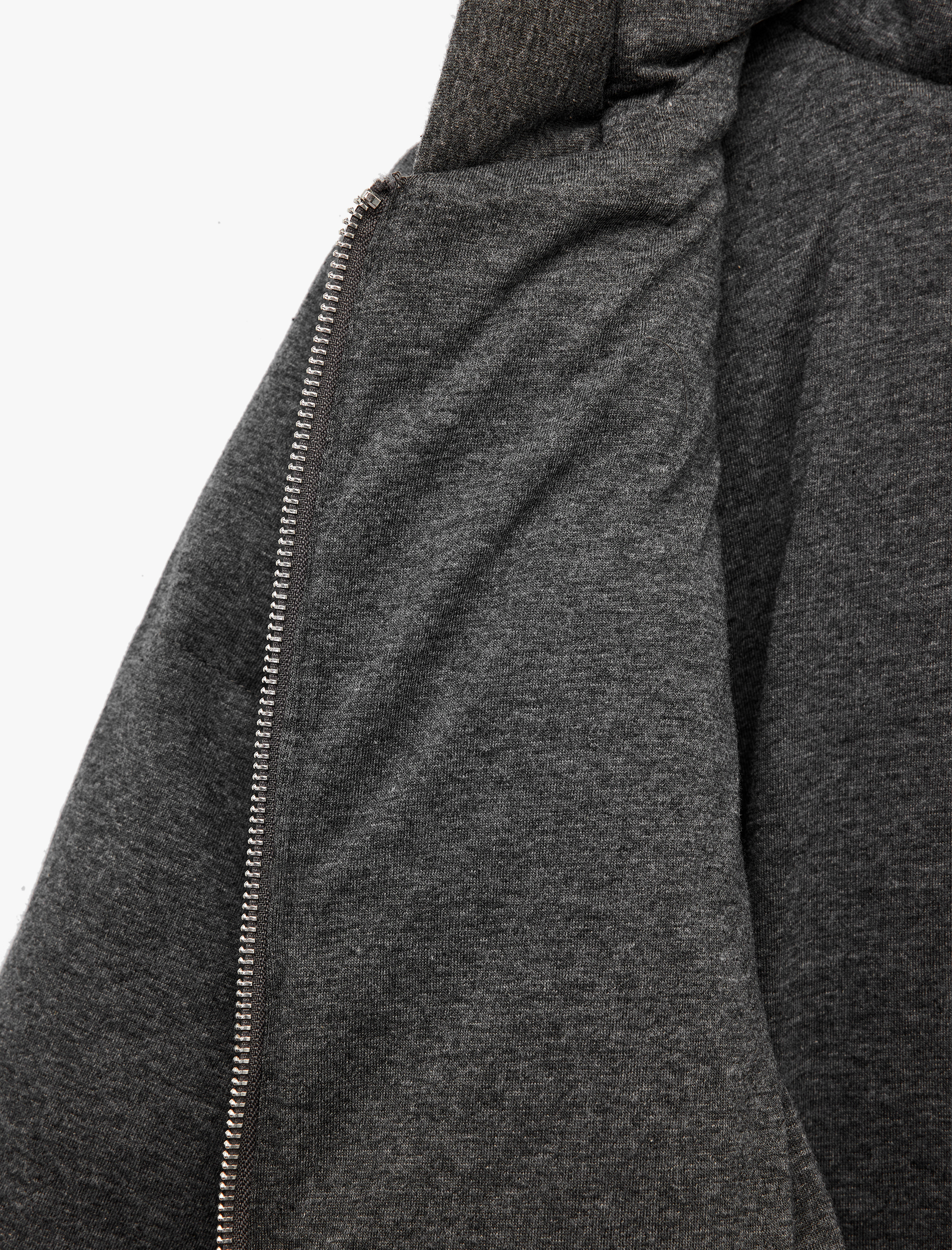 Kapüşonlu Uzun Kollu Fermuarlı Cep Detaylı Kapitoneli Anorak Şişme Mont