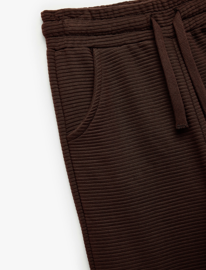  Erkek Çocuk Pamuklu Cep Detaylı Basic Jogger Eşofman Altı