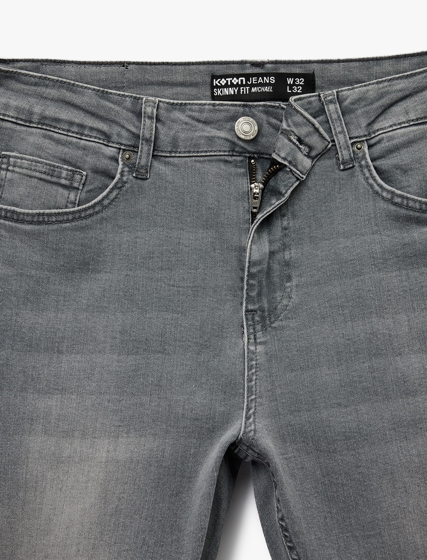   Pamuklu Normal Paça Skinny Fit Jean Pantolon - Michael Jean