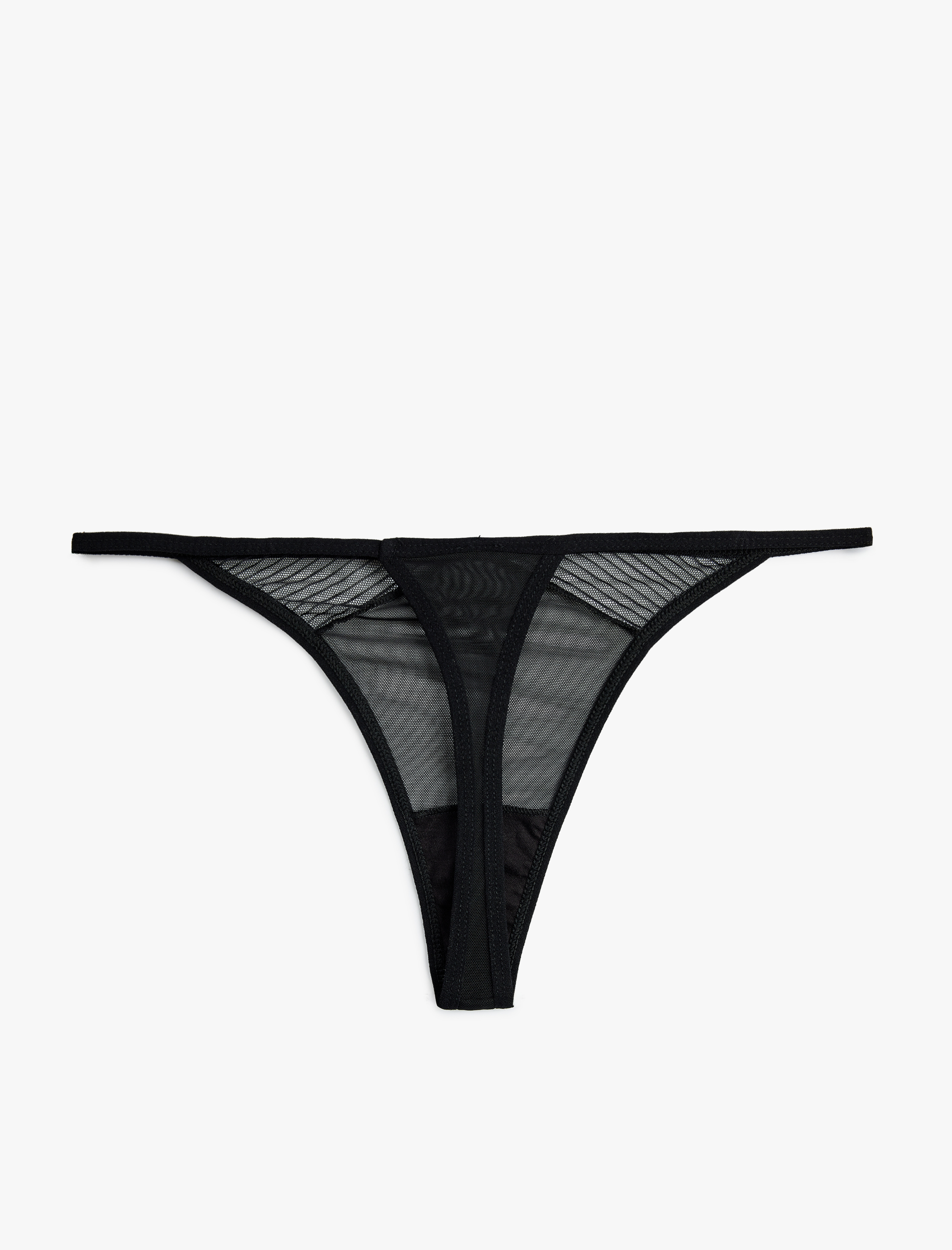   Rahat Kalıp Tüllü String Külot