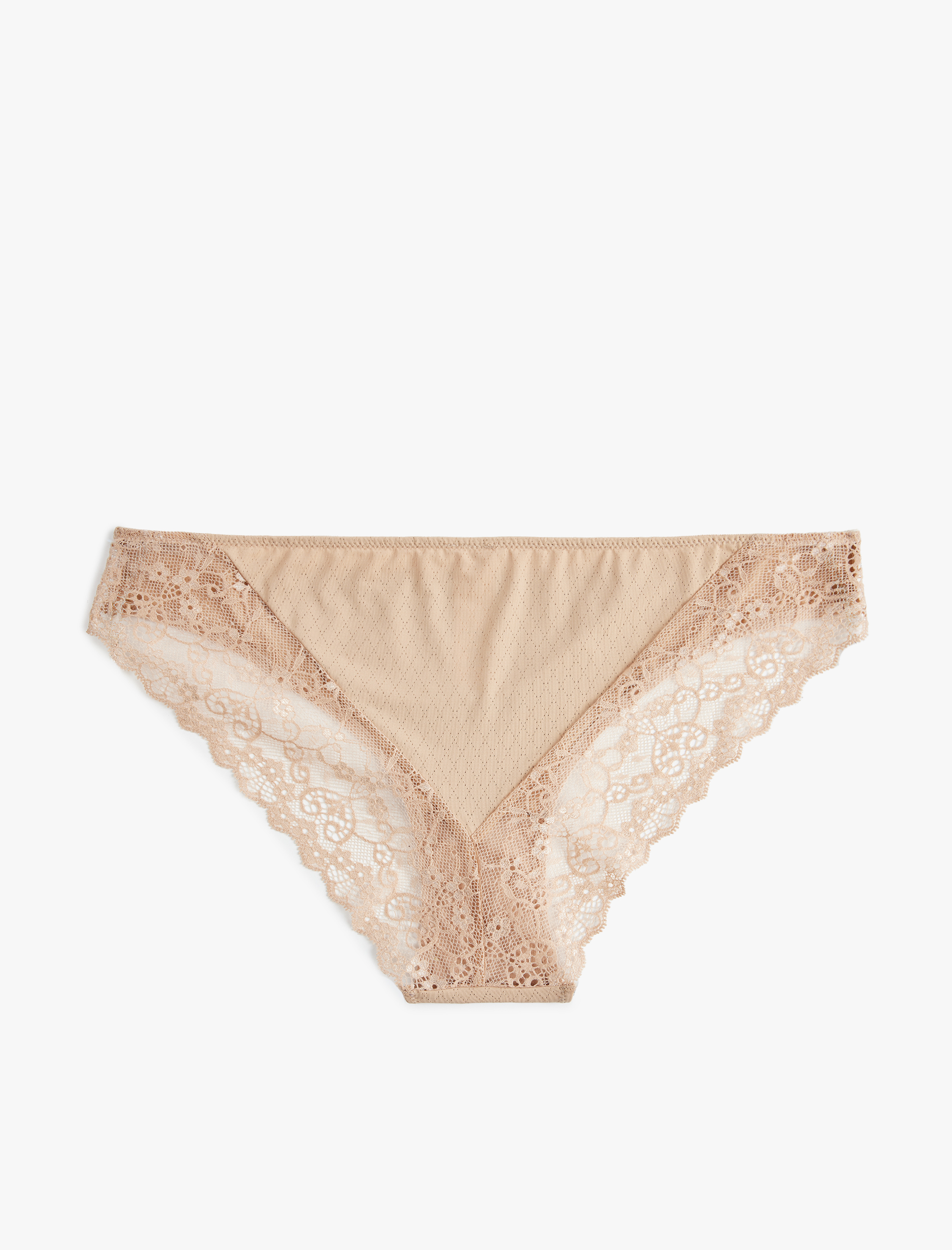   Dantel Detaylı Rahat Kalıp Brazilian Külot