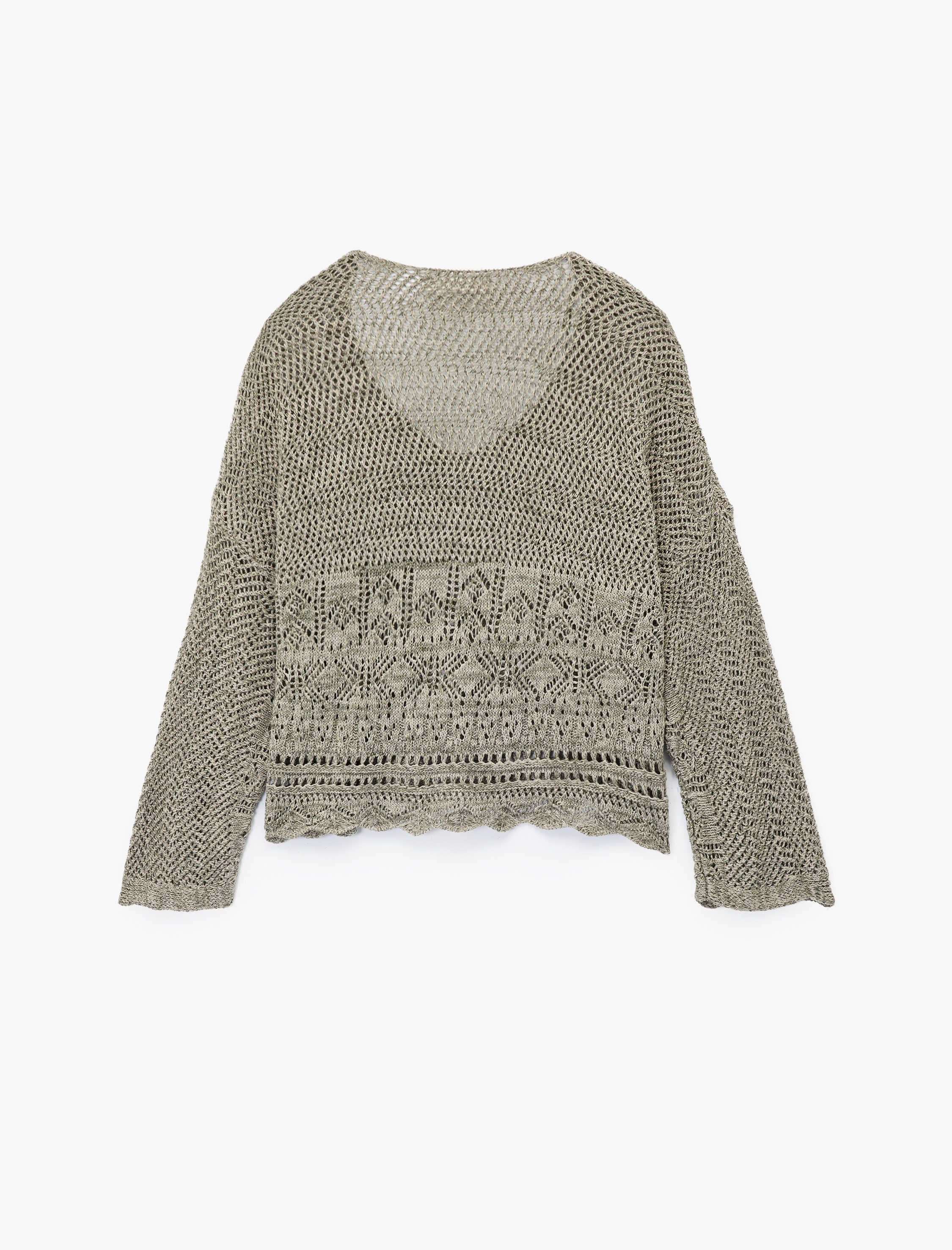   Uzun Kollu V Yaka Ajurlu Kazak