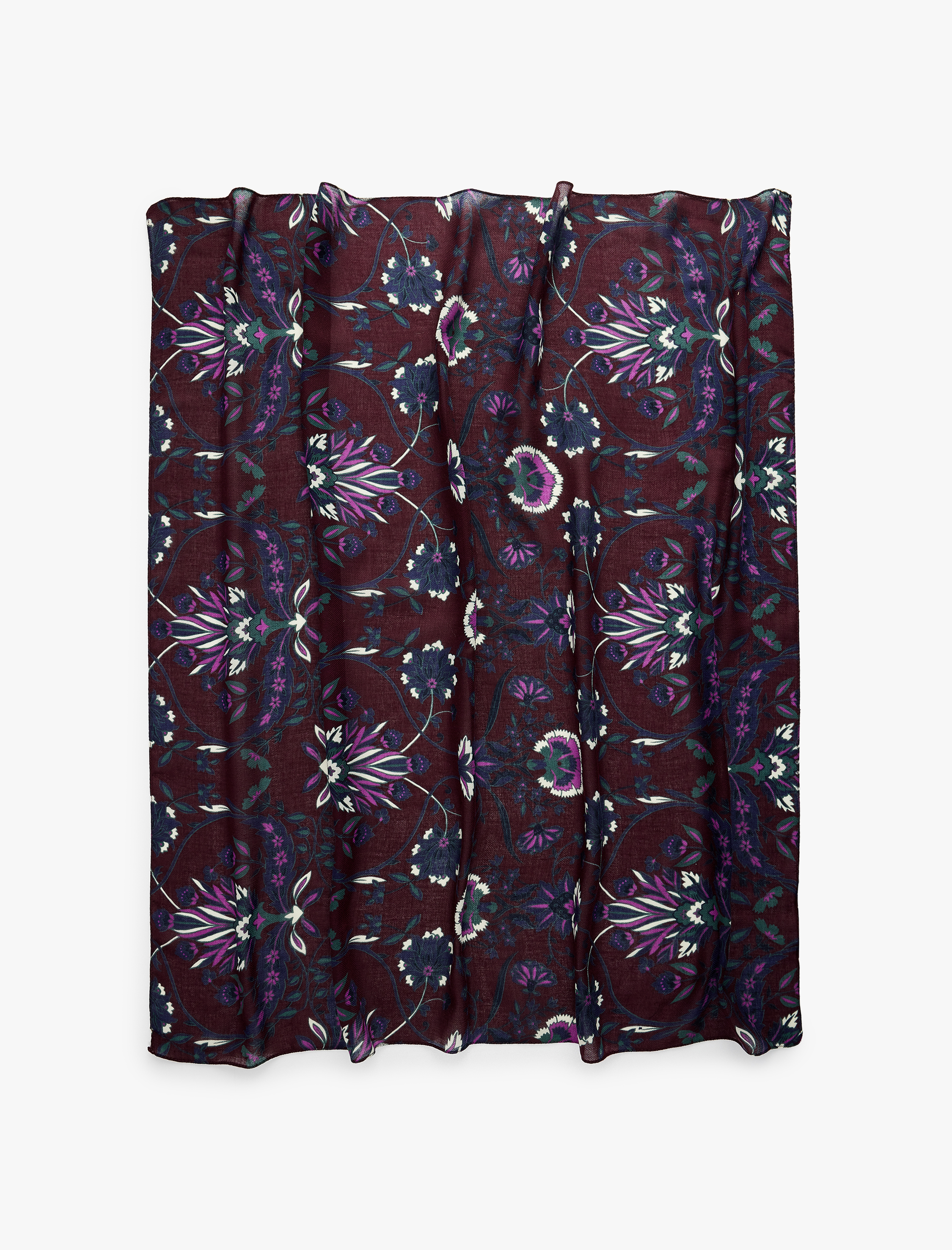  Kadın Çiçekli Kare Fular