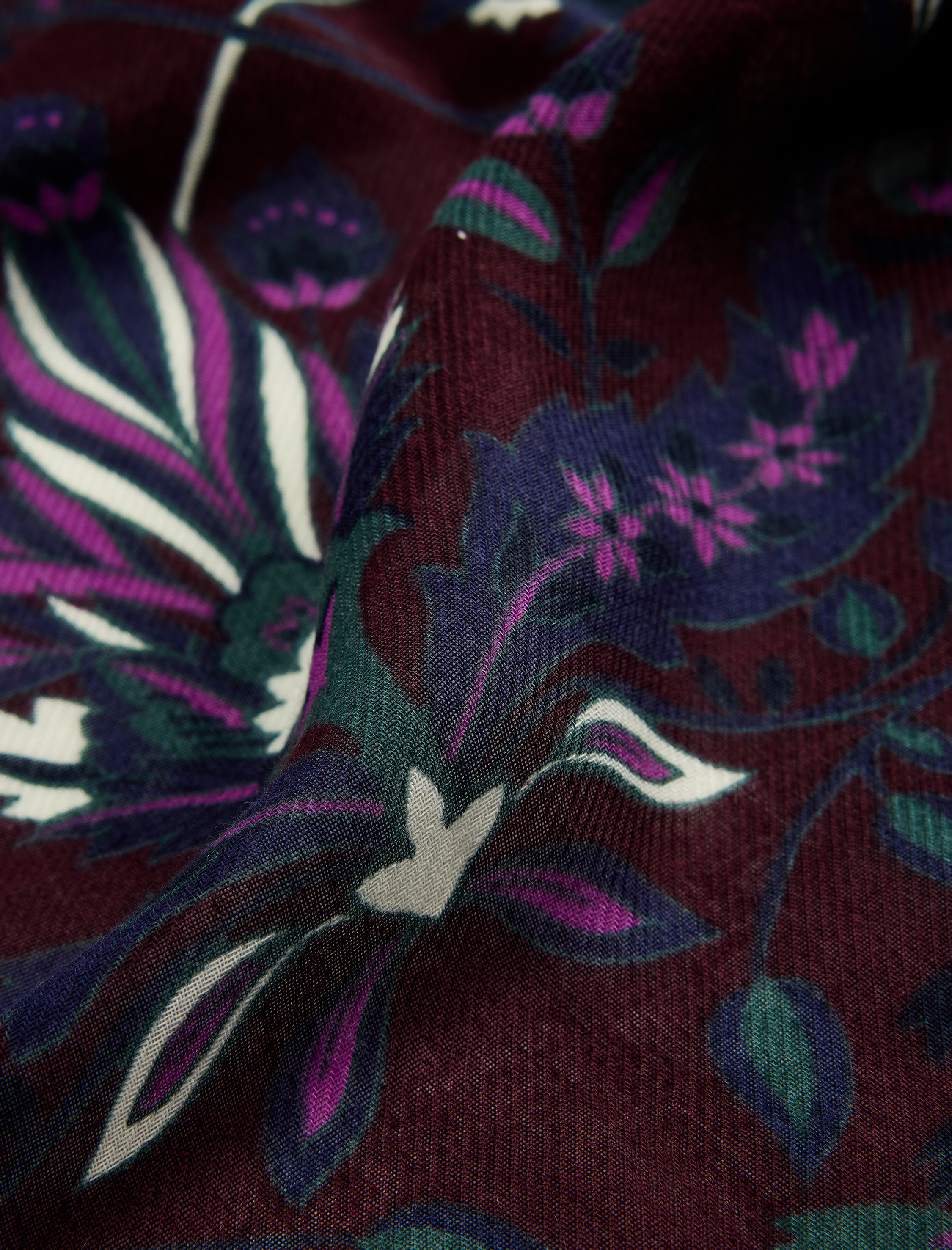  Kadın Çiçekli Kare Fular