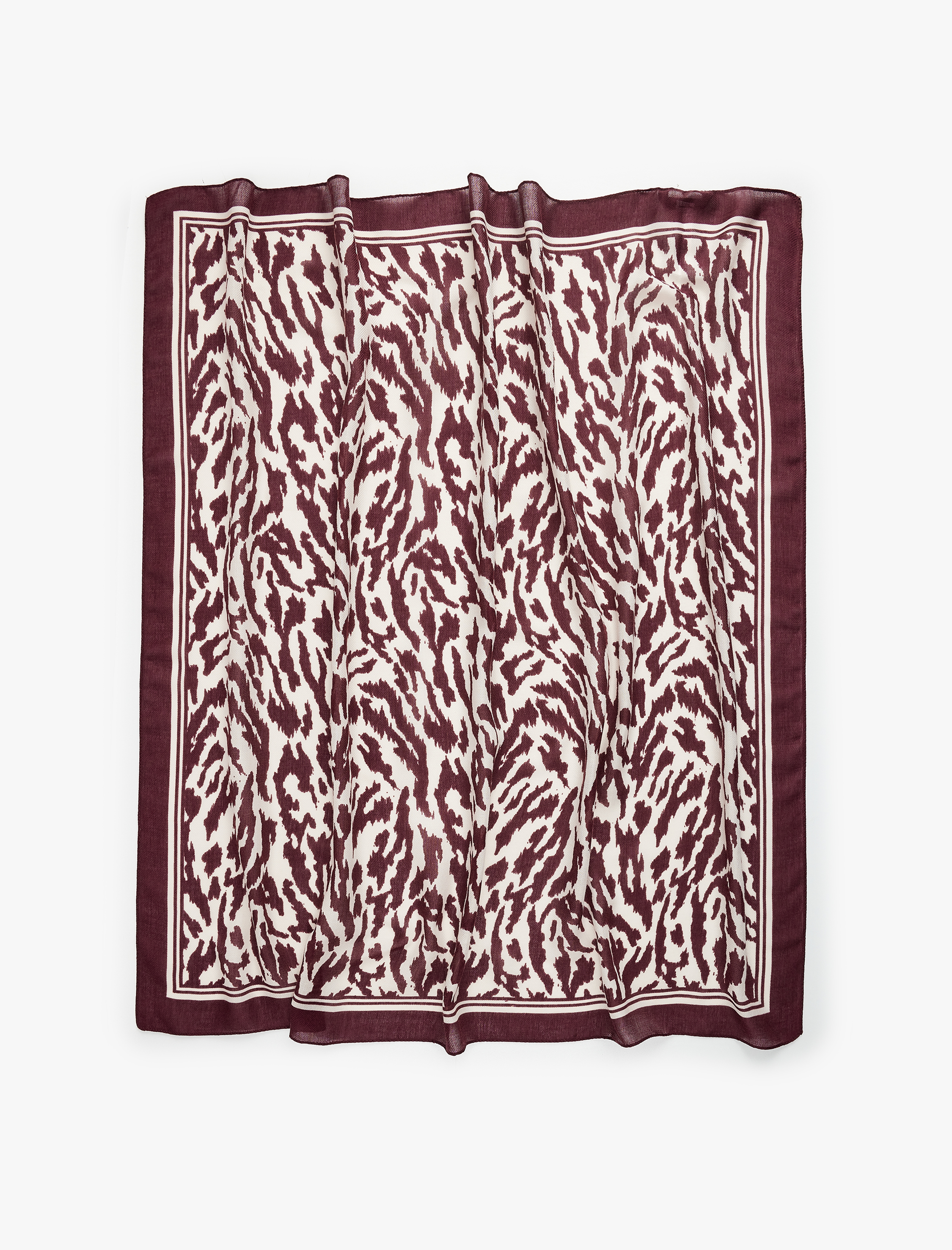  Kadın Leopar Desenli Kare Fular