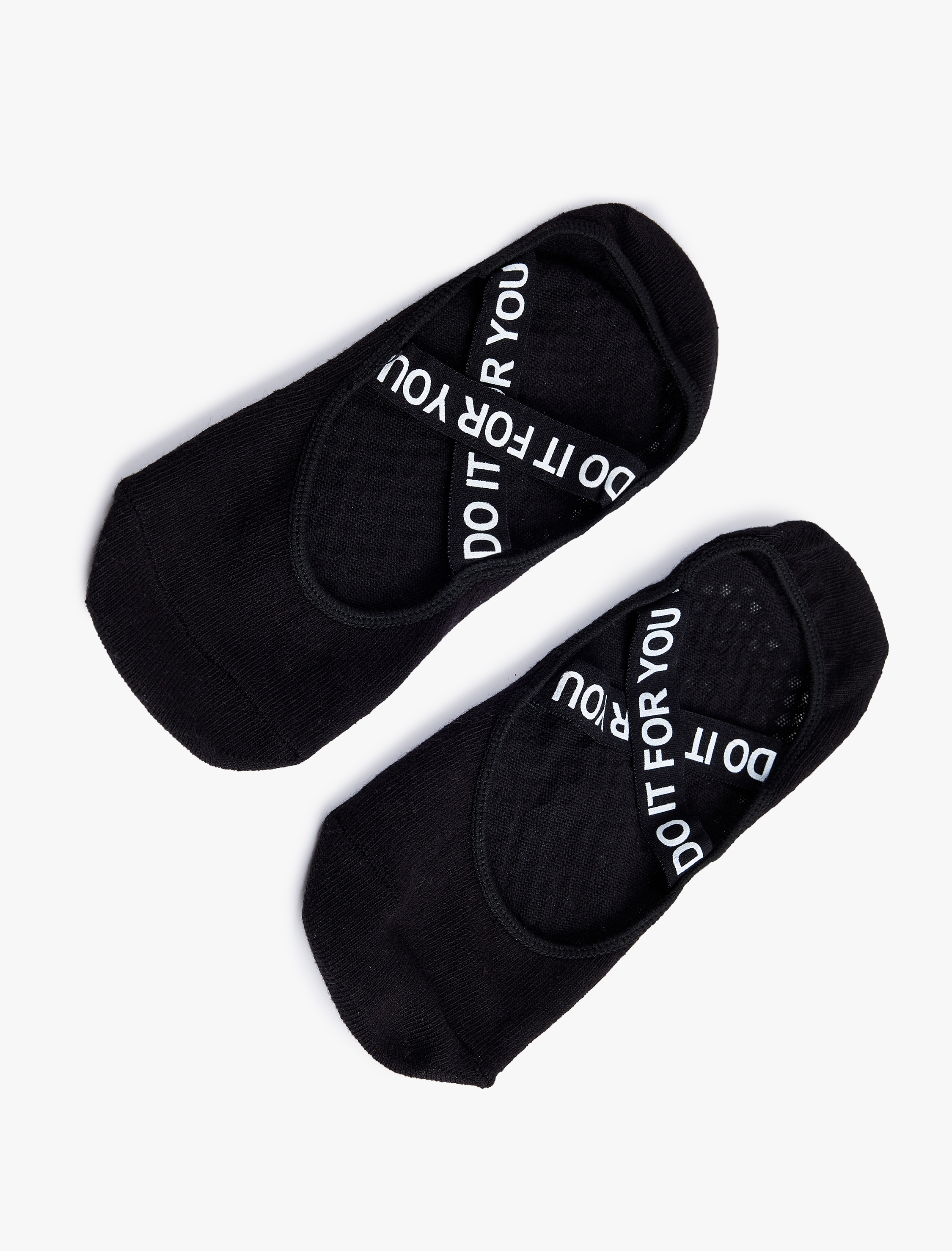  Kadın Baskılı Kaydırmaz Yoga Çorabı