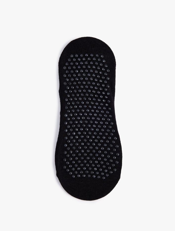 Kadın Baskılı Kaydırmaz Yoga Çorabı