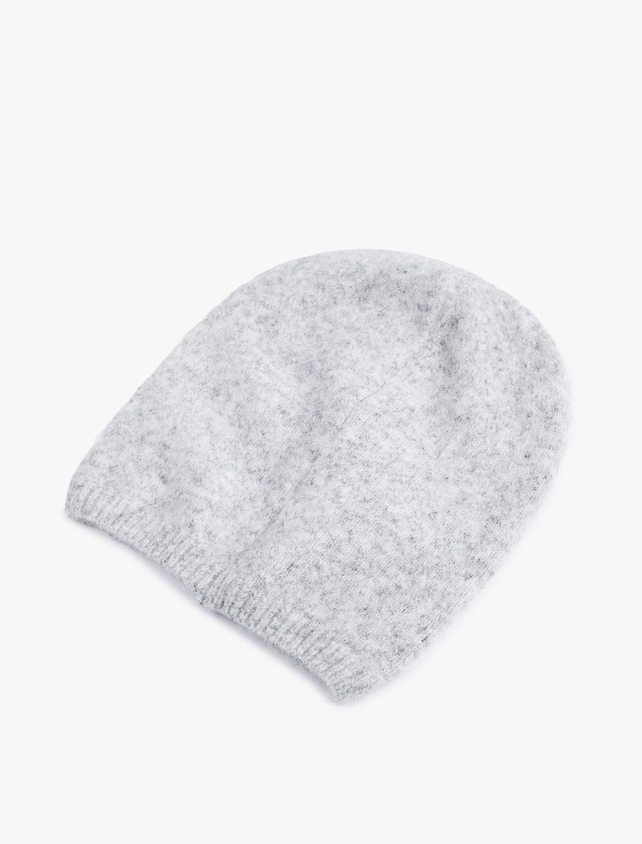 Kadın Yün Karışımlı Triko Bere