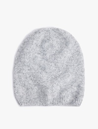 Yün Karışımlı Triko Bere