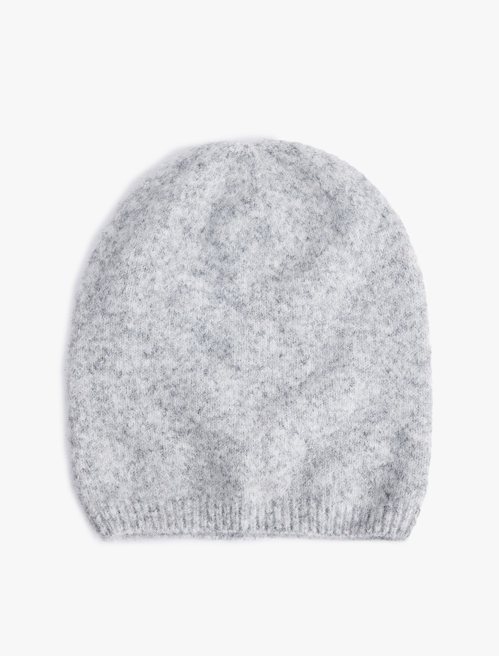 Kadın Yün Karışımlı Triko Bere