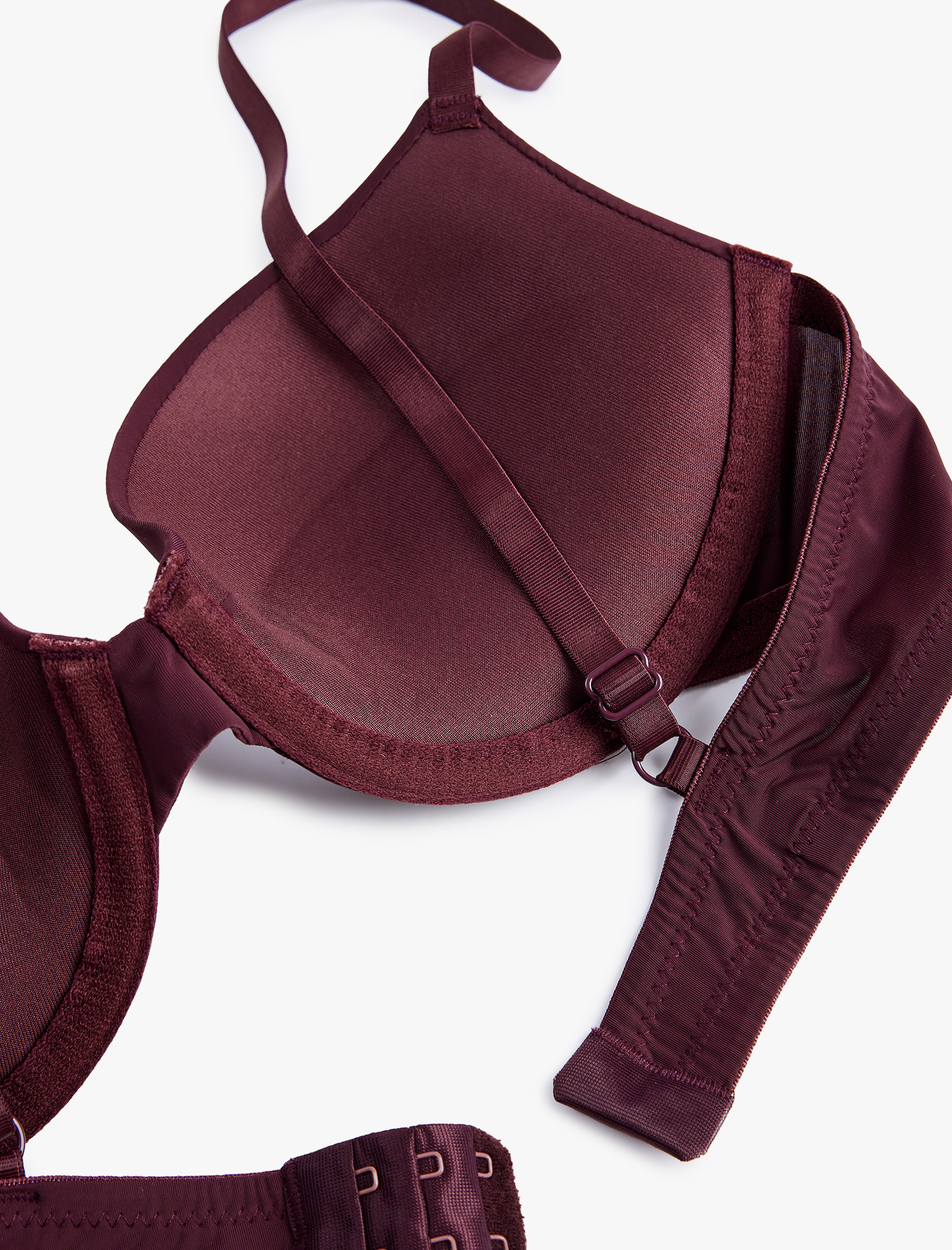   Rahat Kalıp Dolgulu Kaplı Balenli Push Up Sütyen