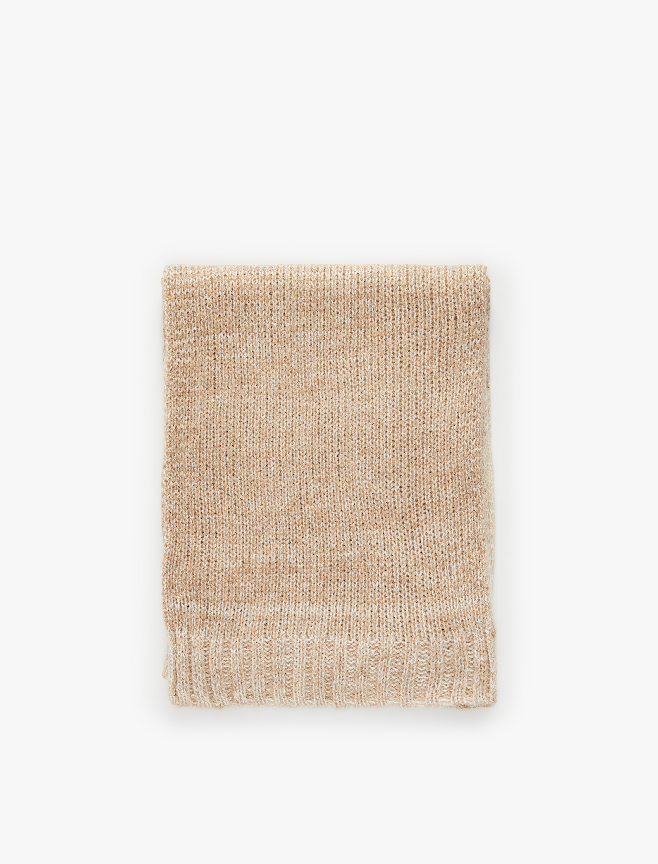  Kadın Yün Karışımlı Örme Triko Uzun Atkı