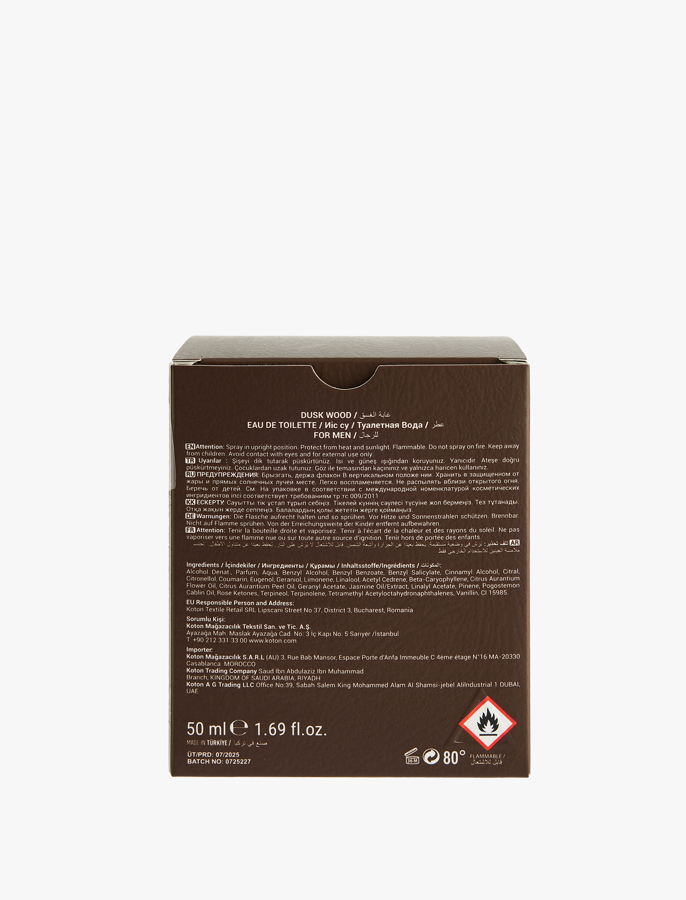  Erkek Parfüm Dusk Wood 50 ML