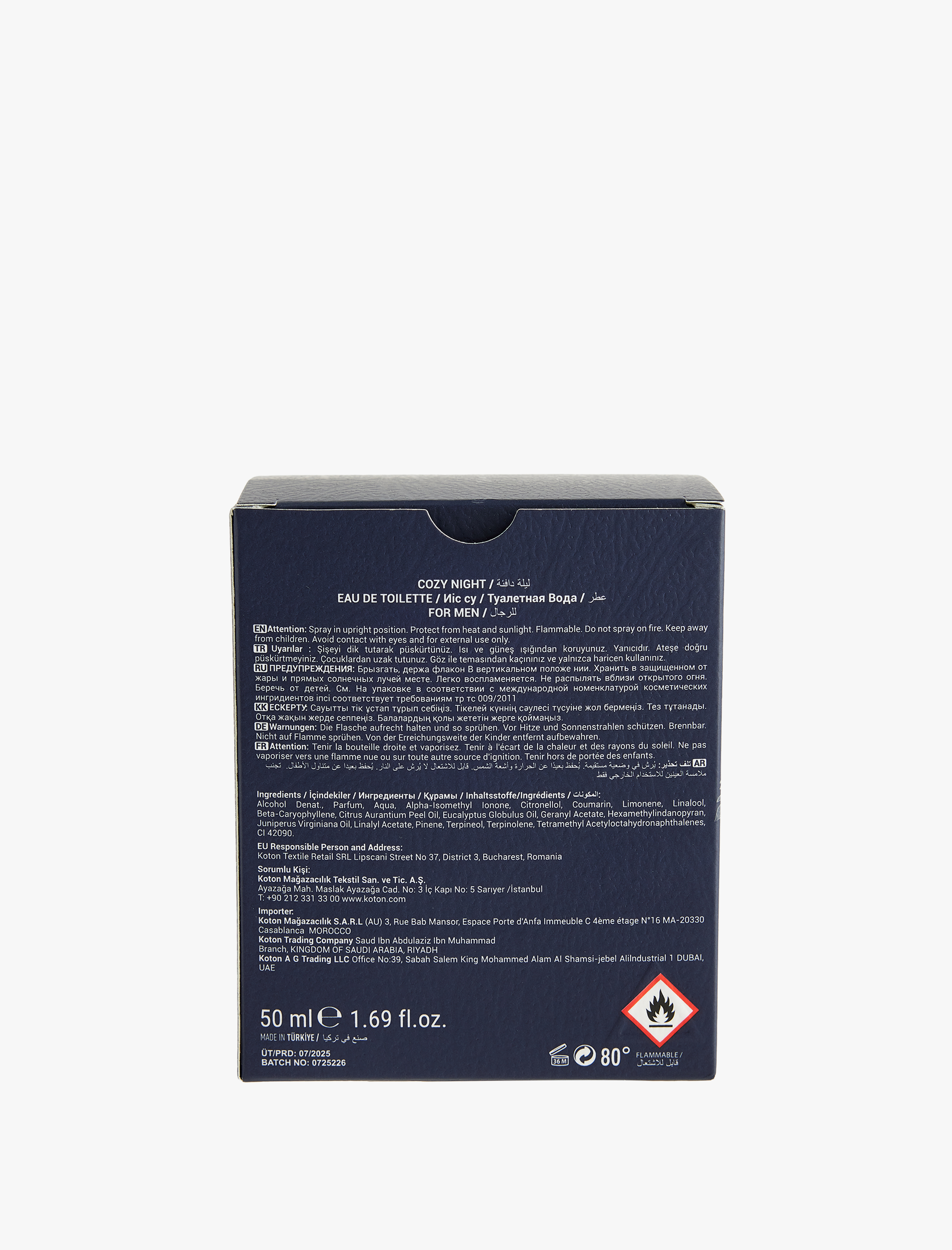  Erkek Parfüm Cozy Night 50 ML