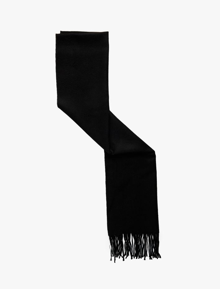 Erkek Uzun Püsküllü Atkı