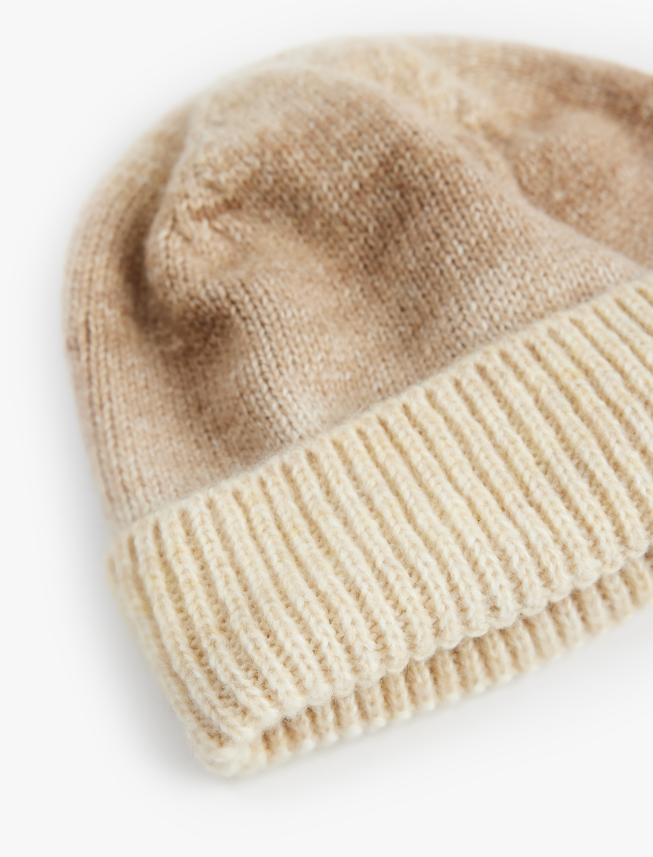  Kadın Katlı Basic Örgü Triko Bere