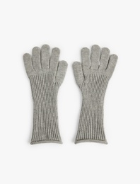 Yumuşak Dokulu Uzun Triko Eldiven