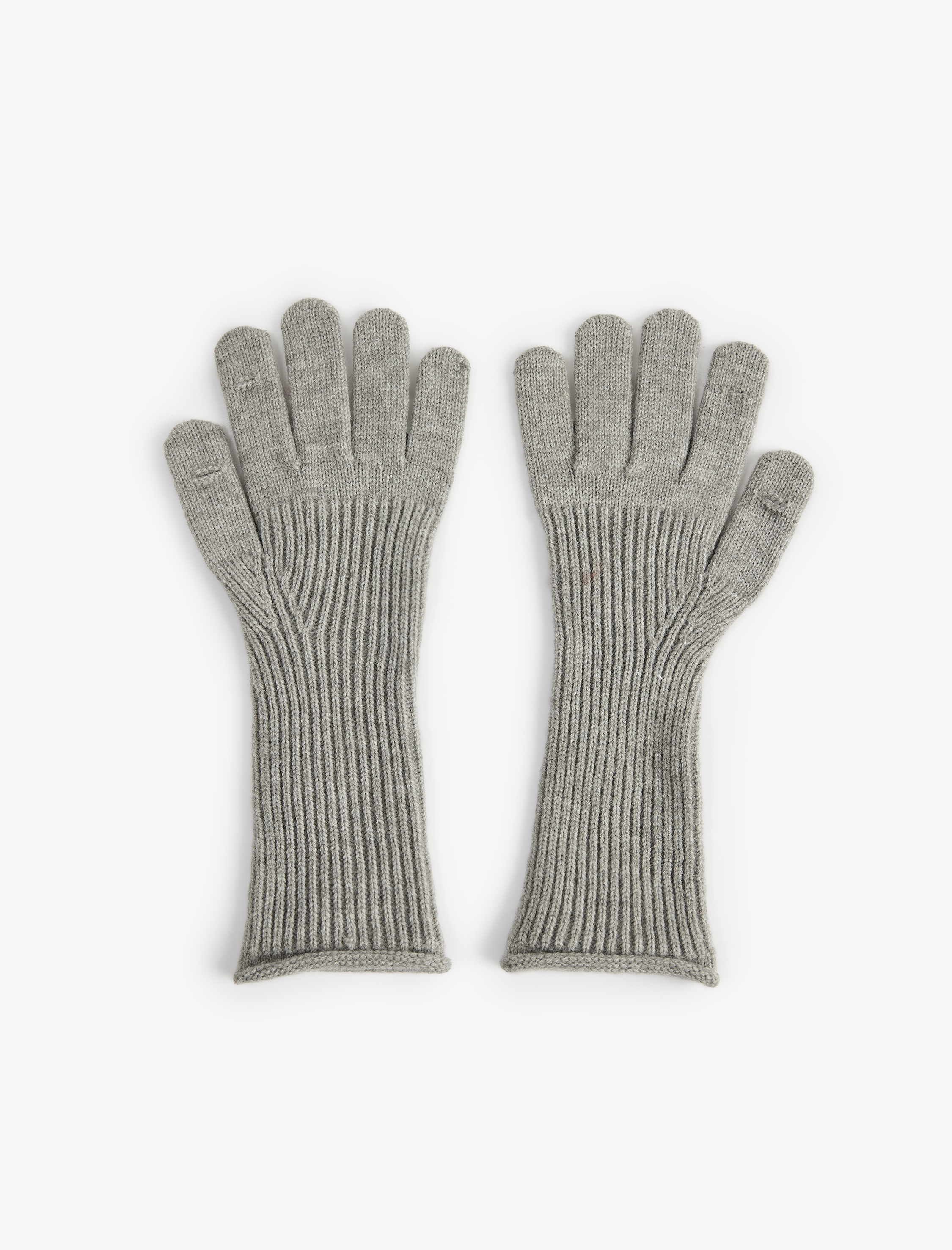  Kadın Yumuşak Dokulu Uzun Triko Eldiven