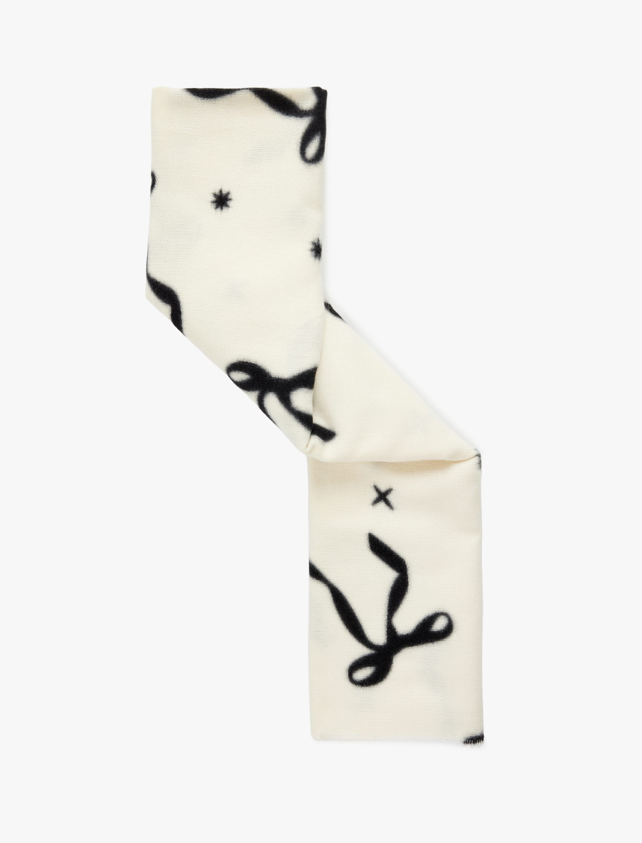  Kadın Fiyonk Desenli Uzun Atkı