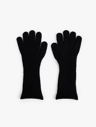Yumuşak Dokulu Uzun Triko Eldiven