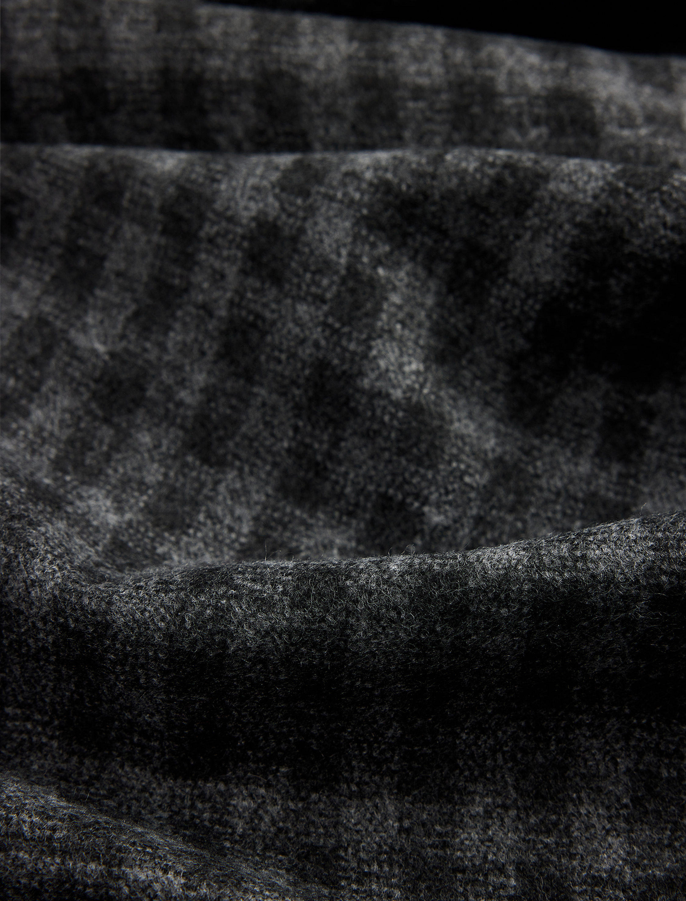  Erkek Viskon Karışımlı Püsküllü Uzun Kareli Atkı