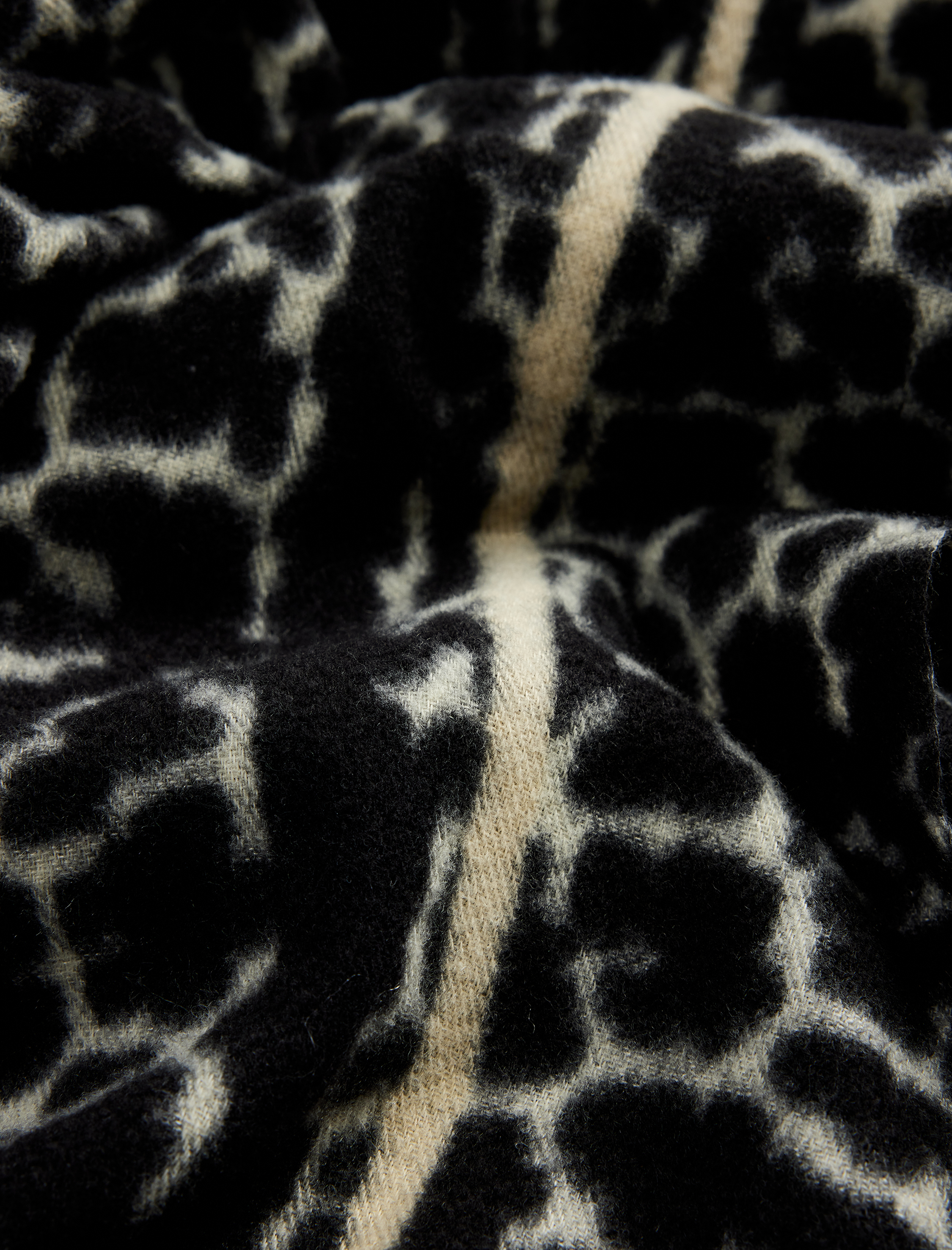  Kadın Leopar Desenli Uzun Atkı