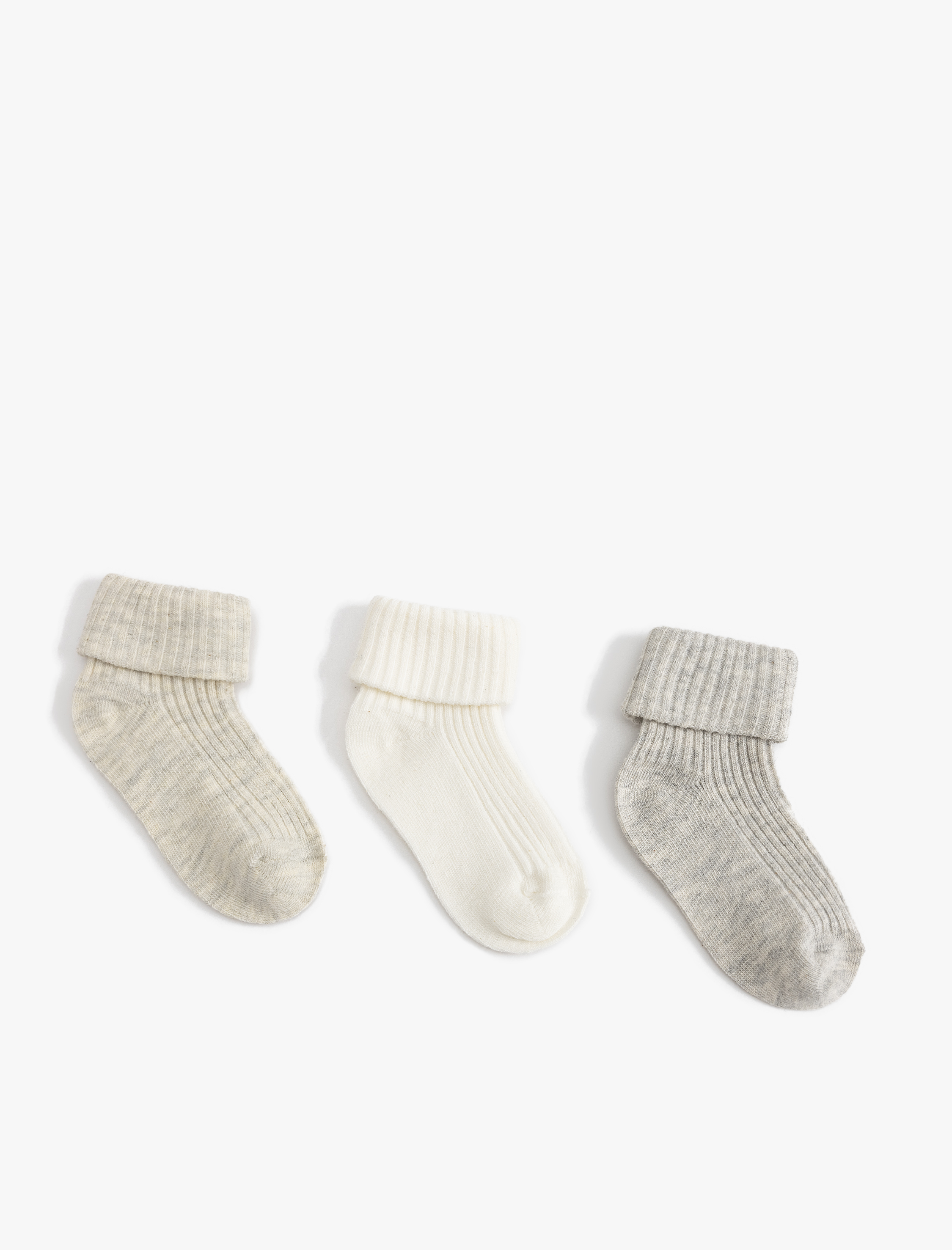  Erkek Bebek Pamuklu 3'lü Soket Çorap Seti