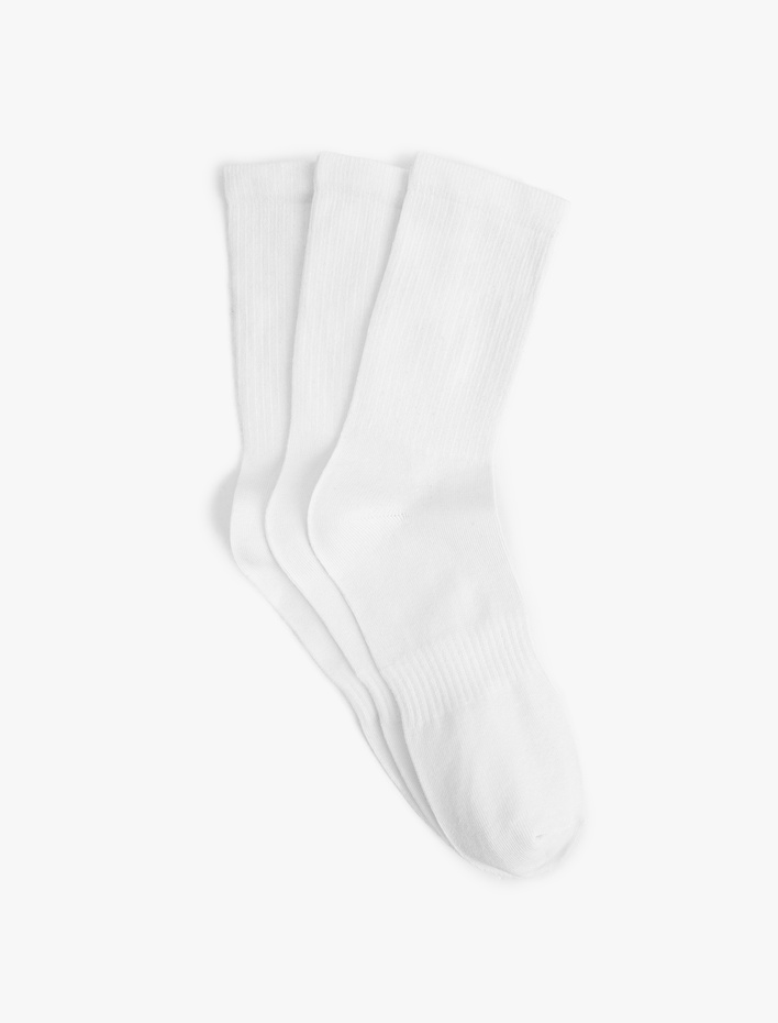 Erkek Pamuklu 3'lü Tenis Çorap Seti