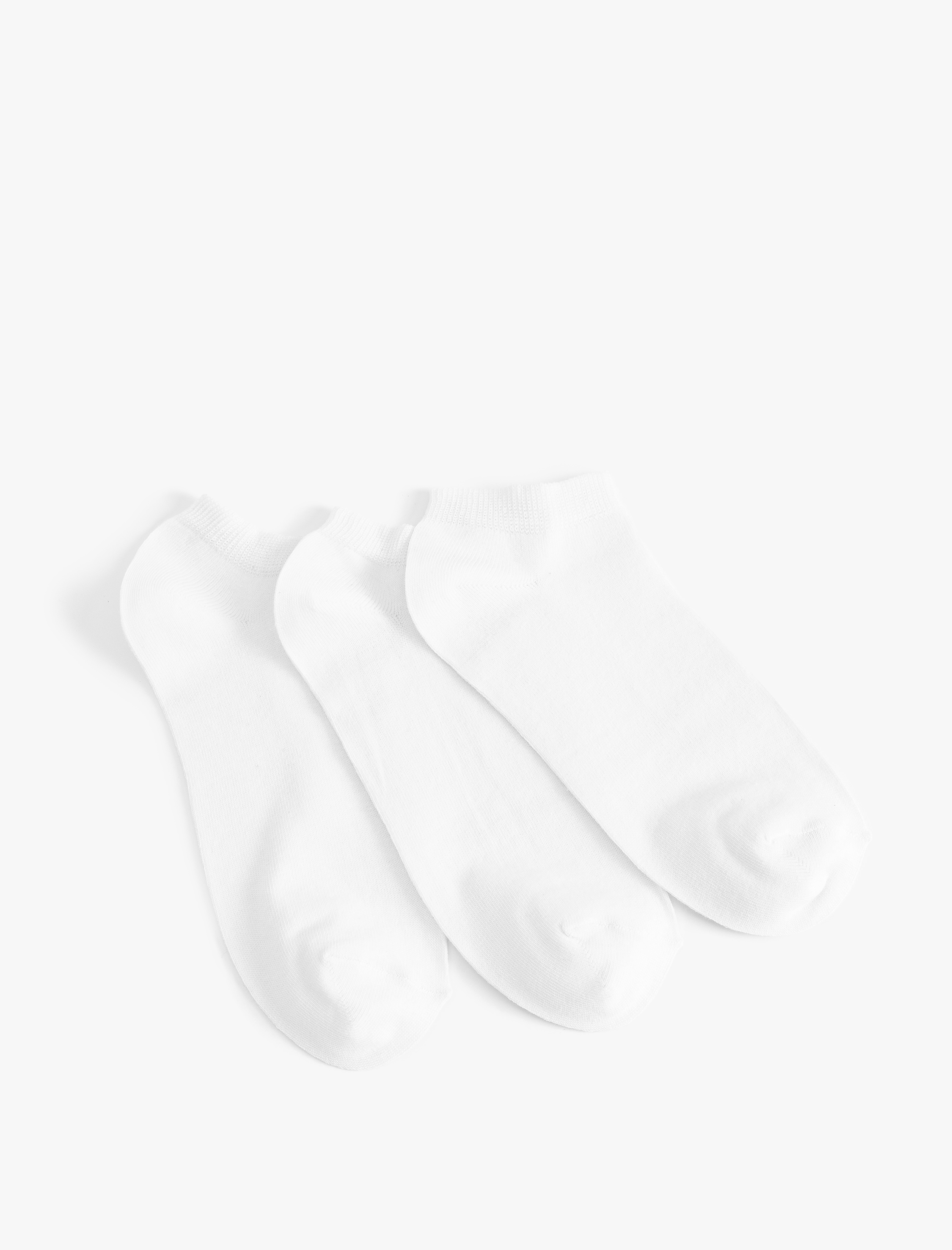  Erkek Pamuklu 3'lü Patik Çorap Seti