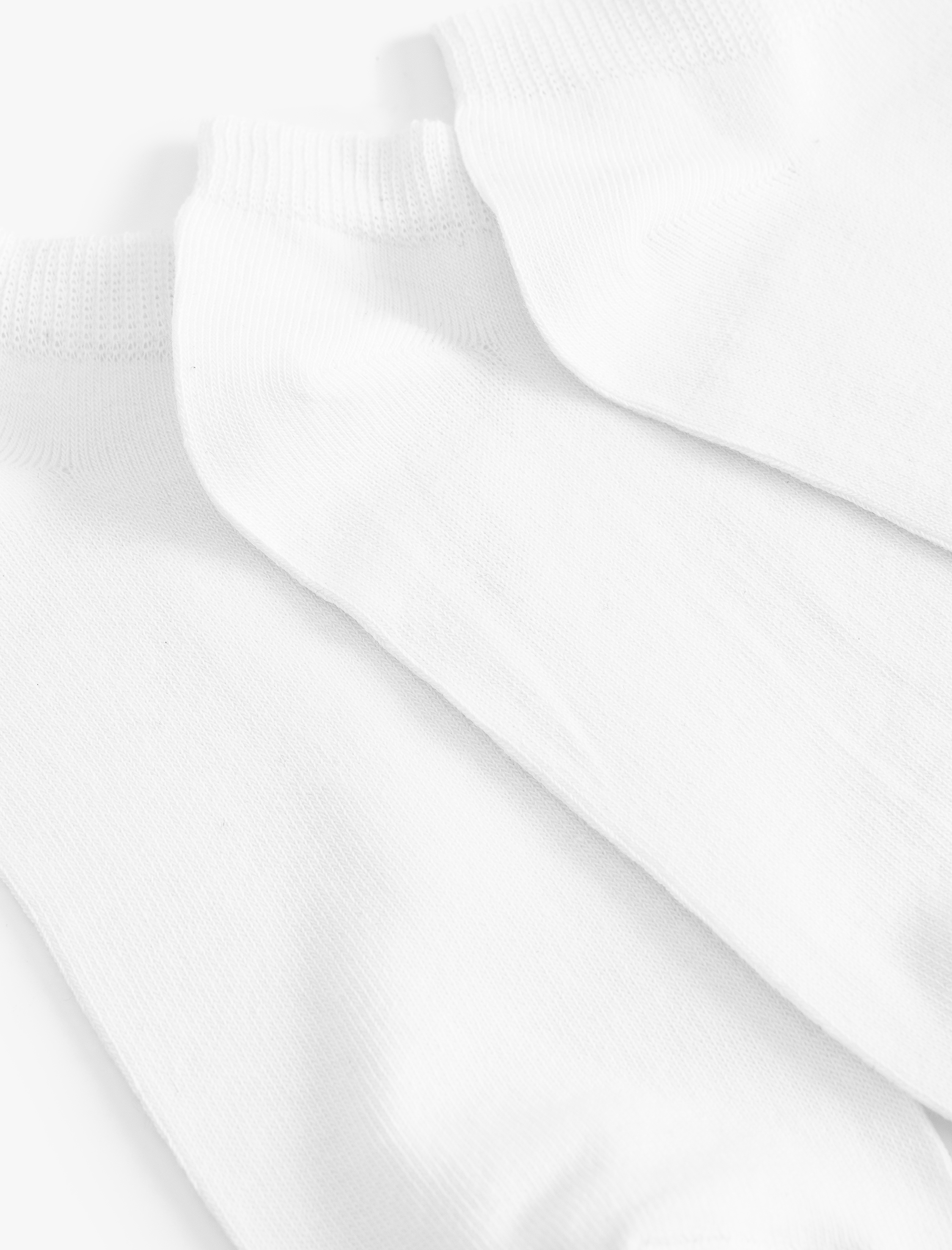  Erkek Pamuklu 3'lü Patik Çorap Seti