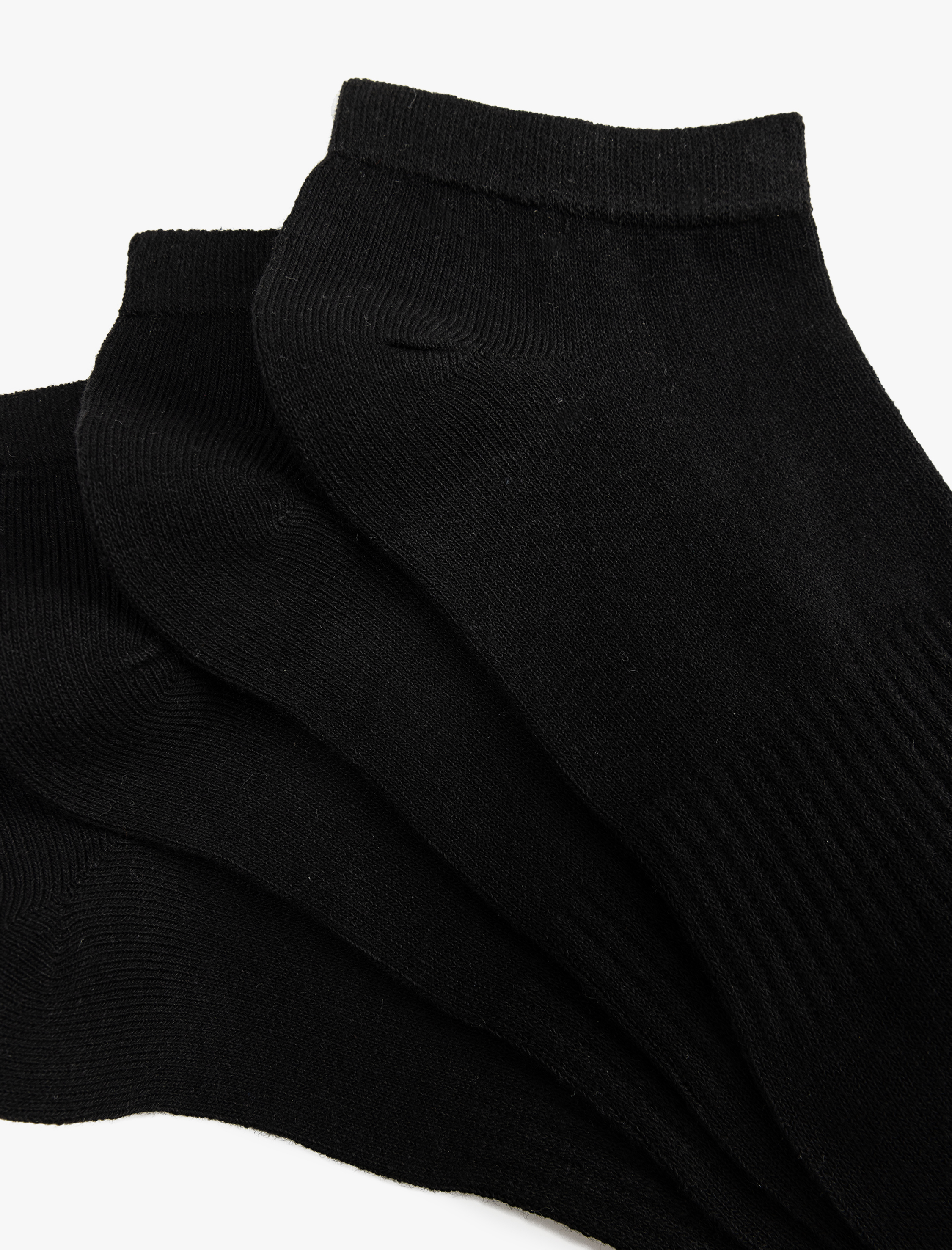  Erkek Pamuklu 4'lü Patik Çorap Seti