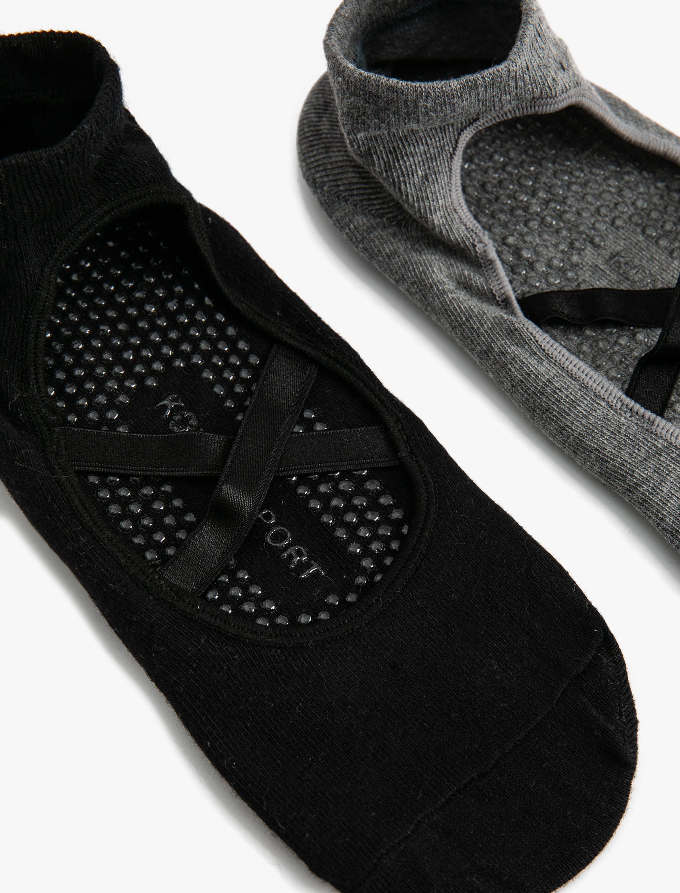  Kadın Kaydırmaz Özellikli 2'li Pilates Çorabı