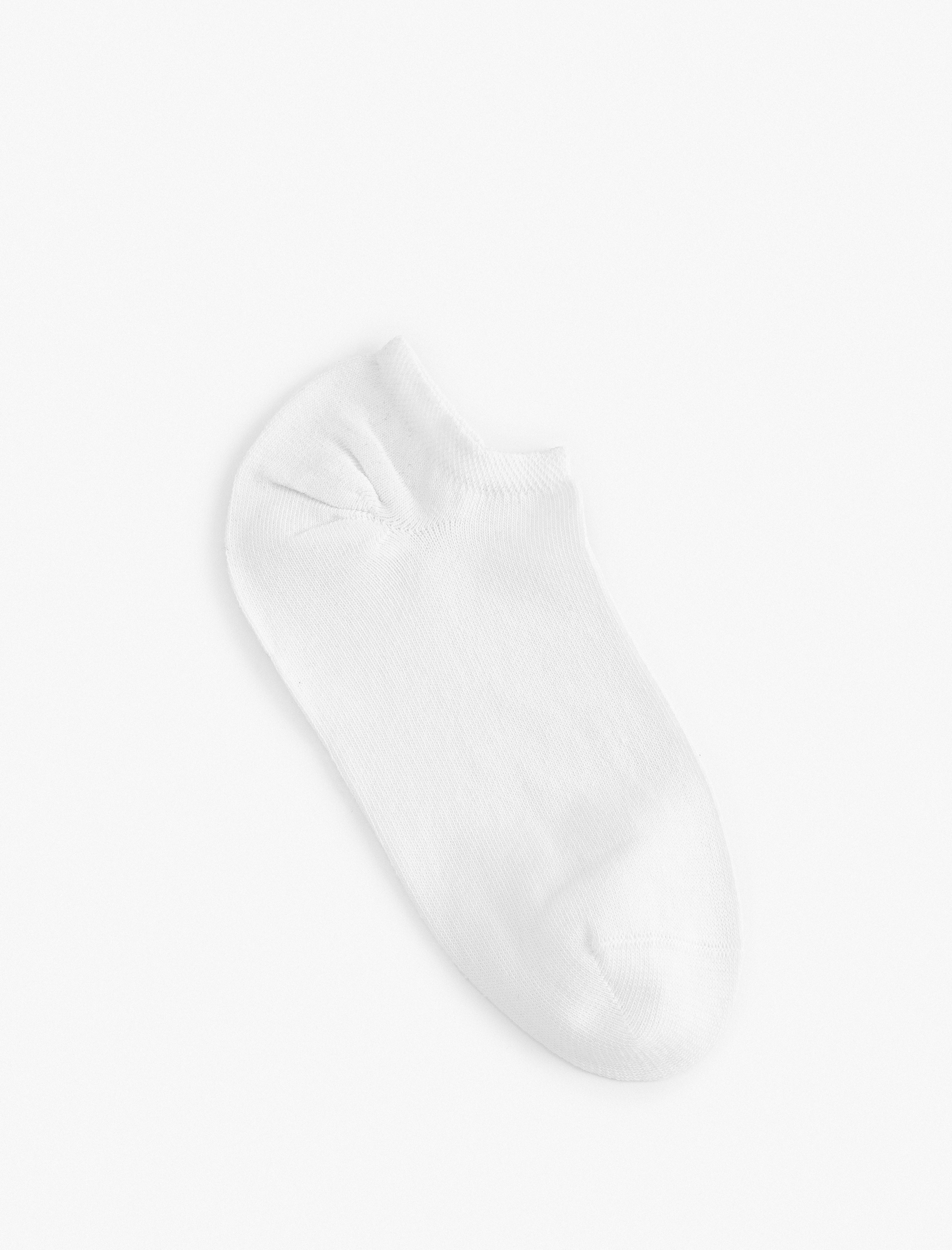  Erkek Pamuklu 3'lü Görünmez Çorap Seti