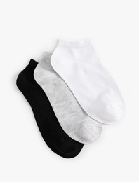 Pamuklu 3'lü Patik Çorap Seti