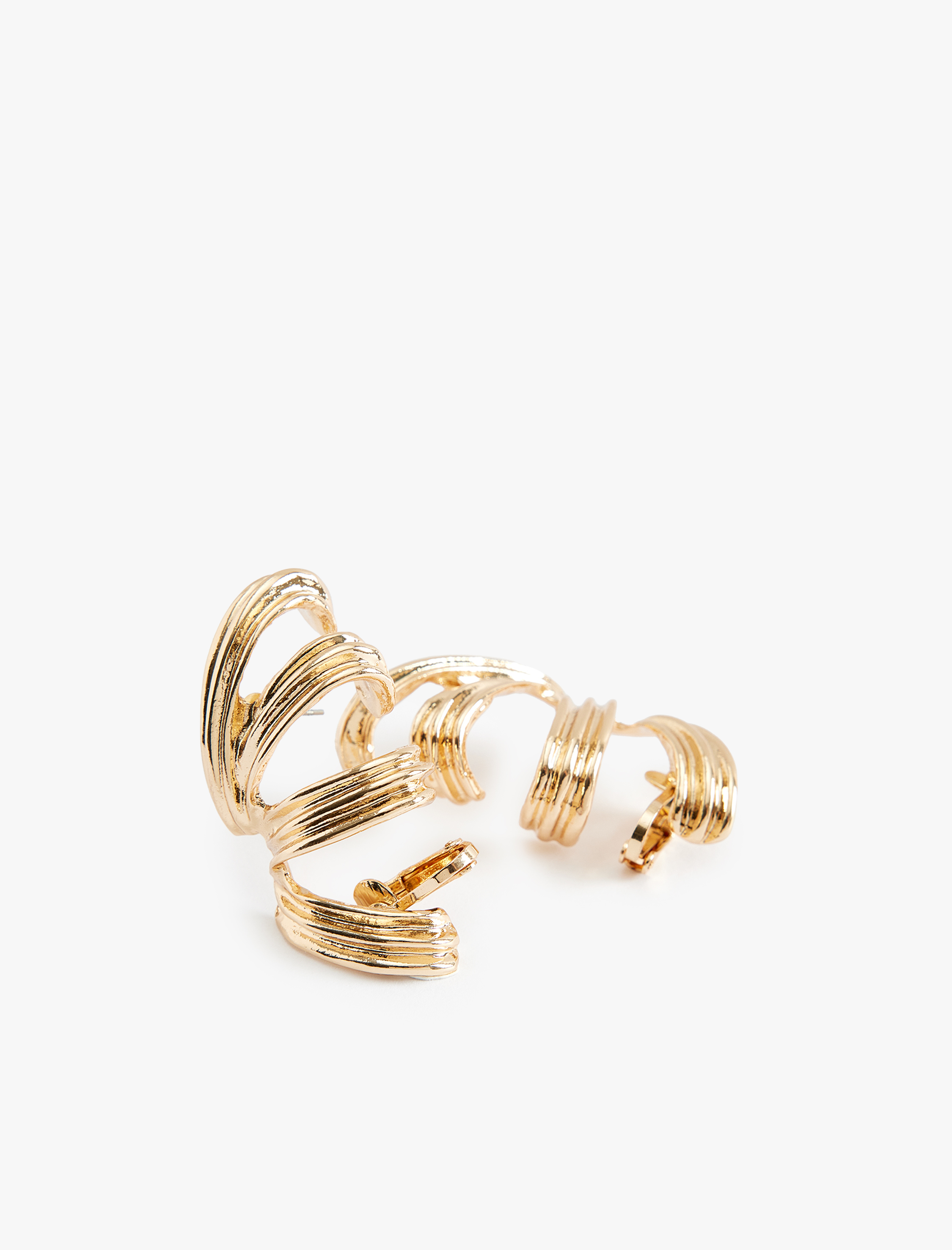  Kadın 8'li Kıkırdak Earcuff Küpe Seti