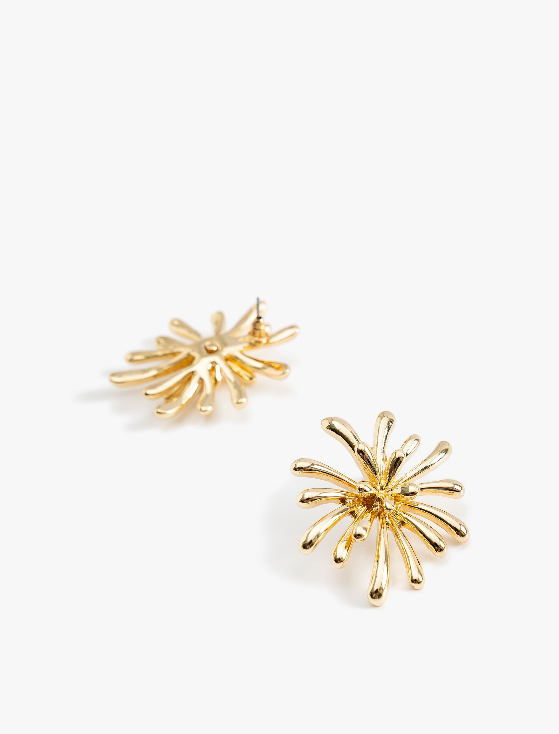  Kadın Çiçek Şekilli Küpe