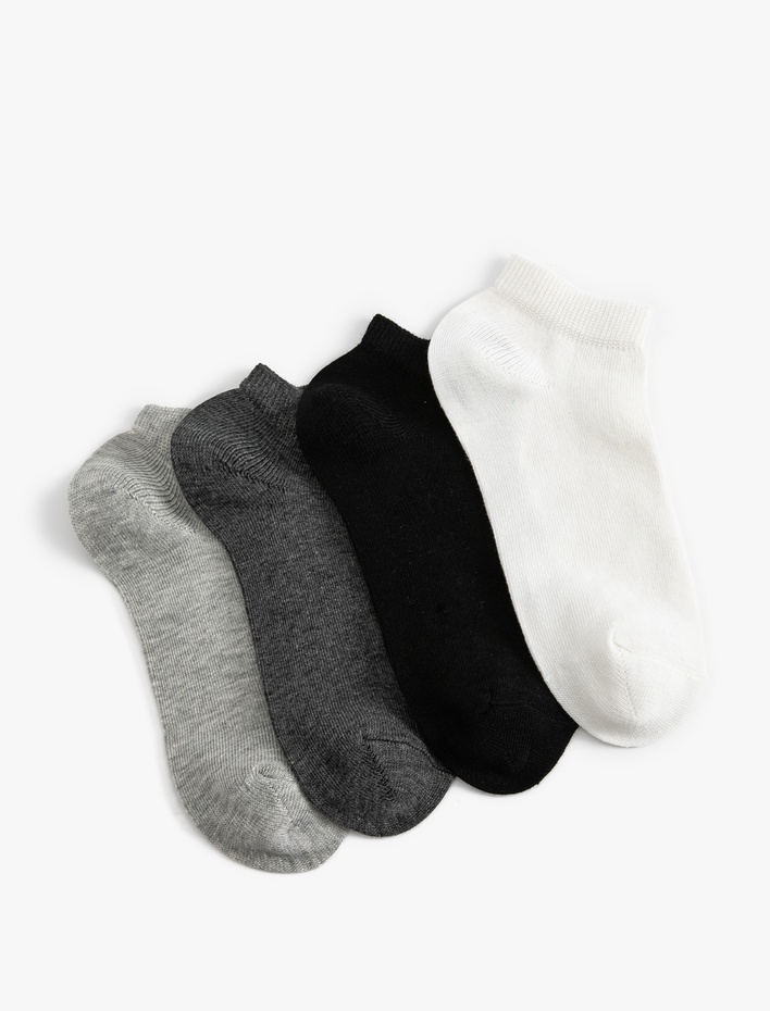 Erkek Çocuk 4'lü Pamuklu Çorap Seti