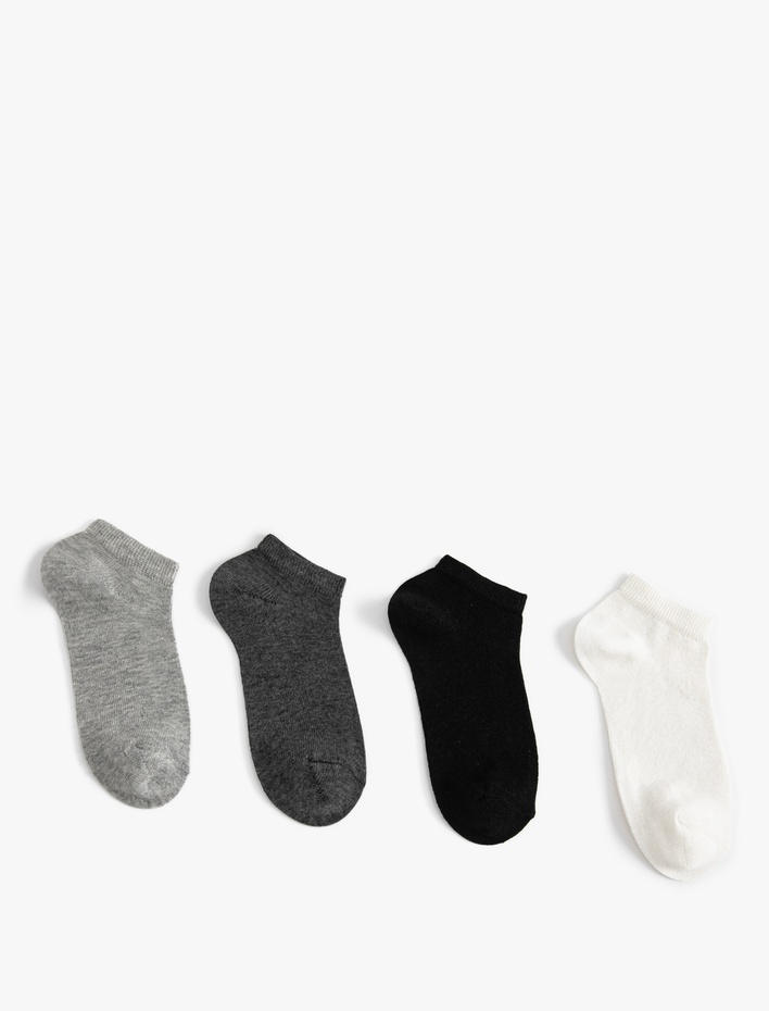 Erkek Çocuk 4'lü Pamuklu Çorap Seti